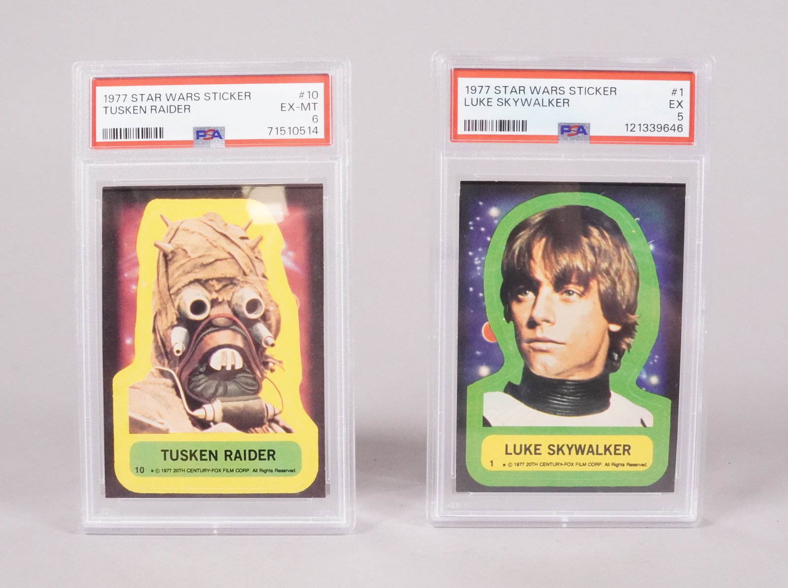 3 Star Wars card PSA - 2
