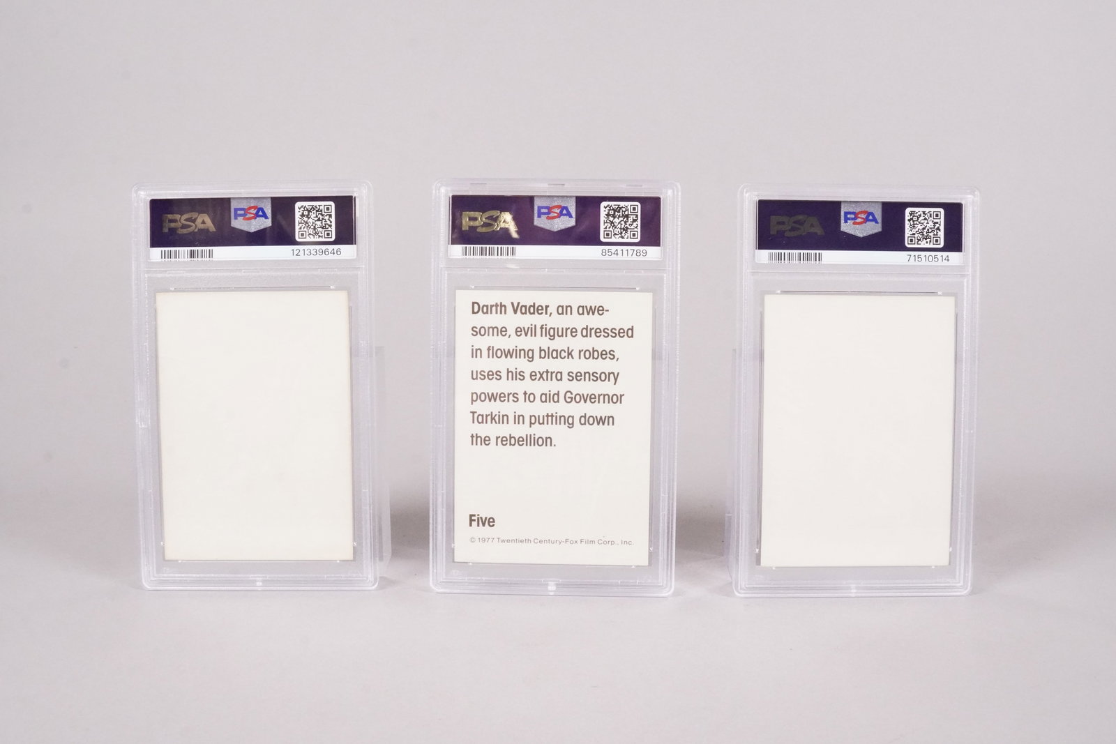 3 Star Wars card PSA - 4