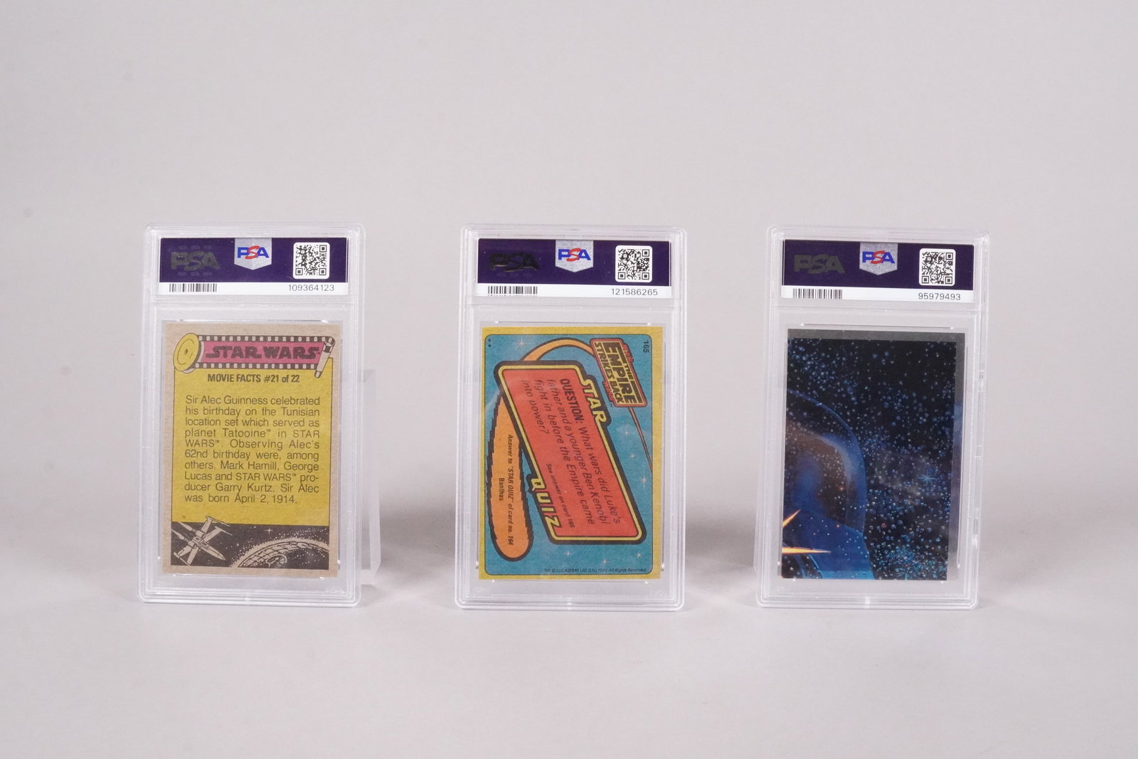 3 Star Wars card PSA - 4