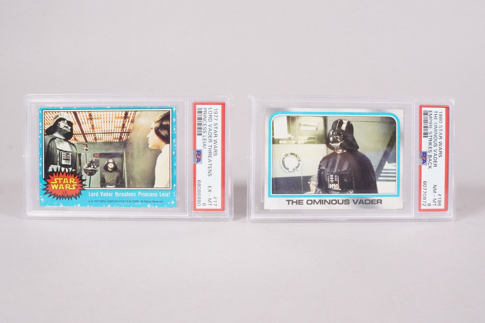 3 Star Wars card PSA - 2