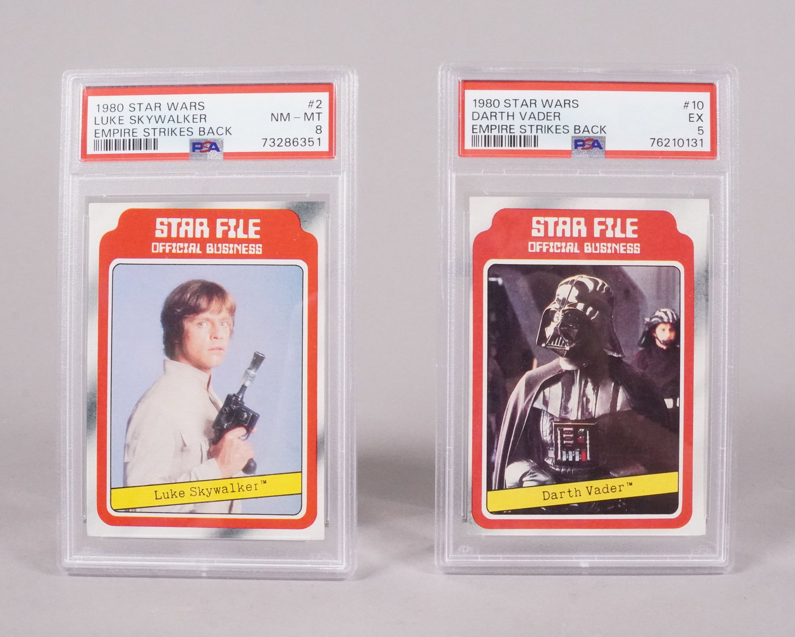 3 Star Wars card PSA - 2