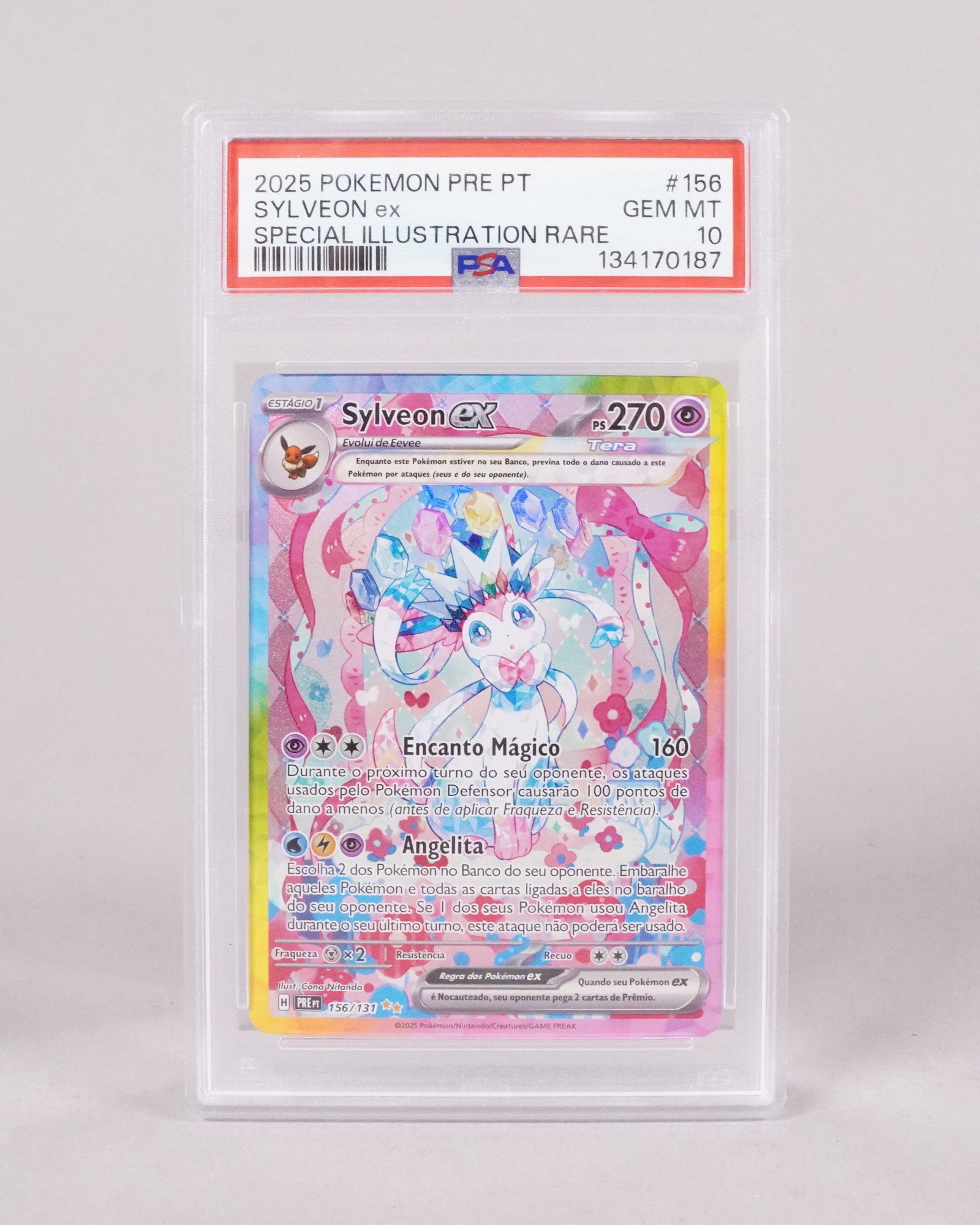 2025 Pokemon Sylveon PSA 10: 2025 Pokemon Sylveon PSA 10.