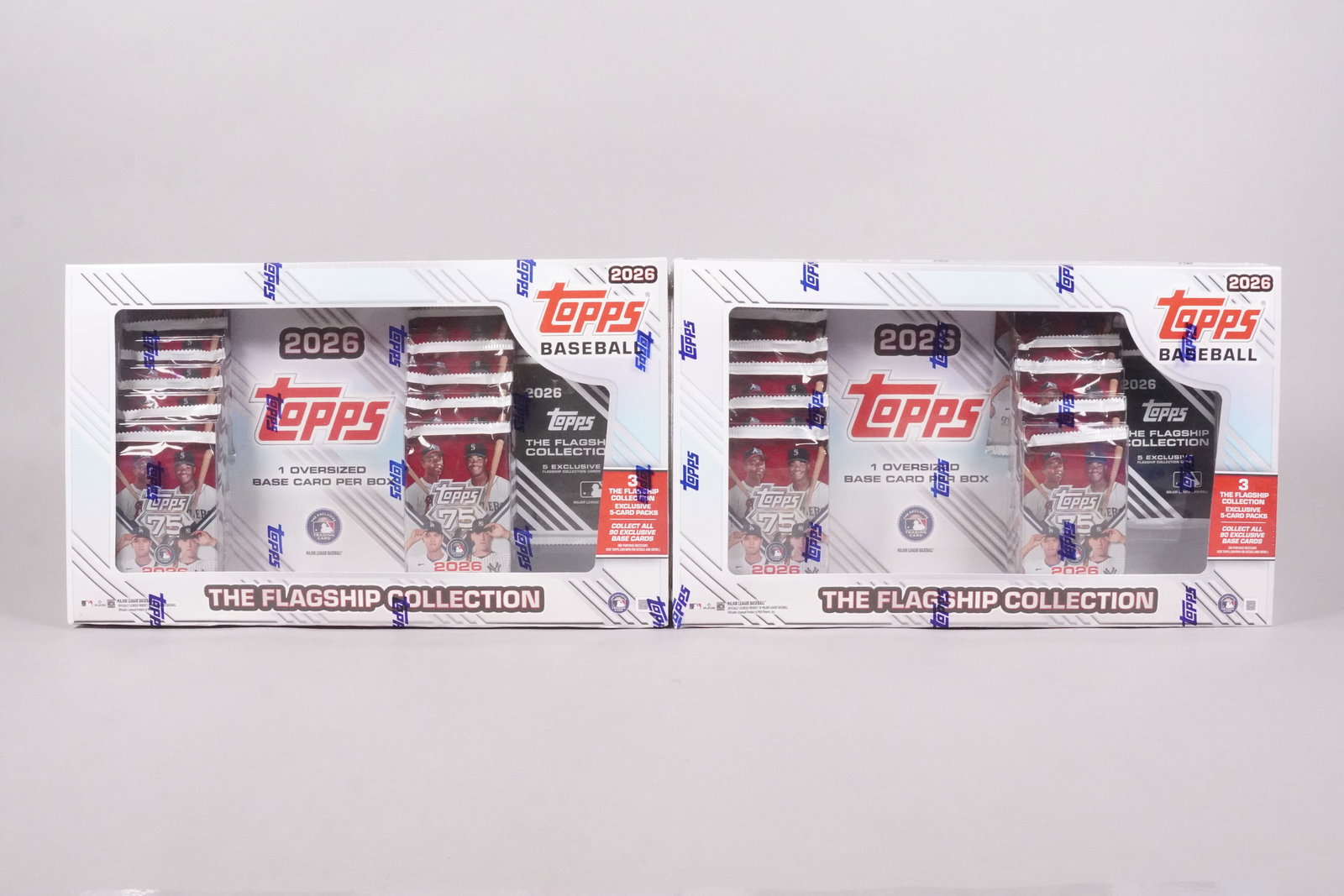 2026 Topps baseball flagship collection sealed packs: 2026 Topps baseball flagship collection sealed packs.