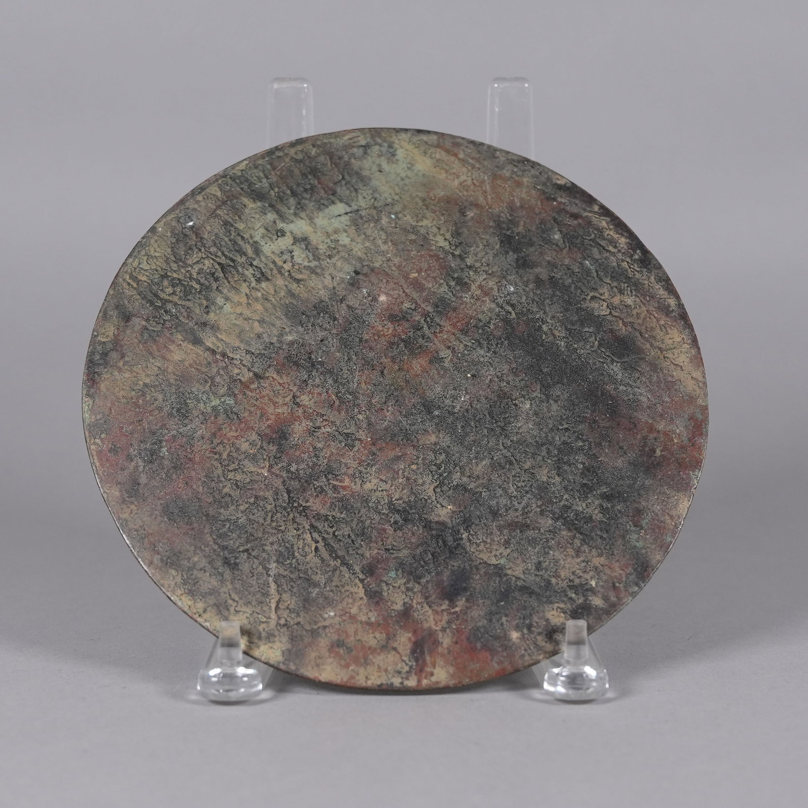 2 Chinese bronze mirrors - 4