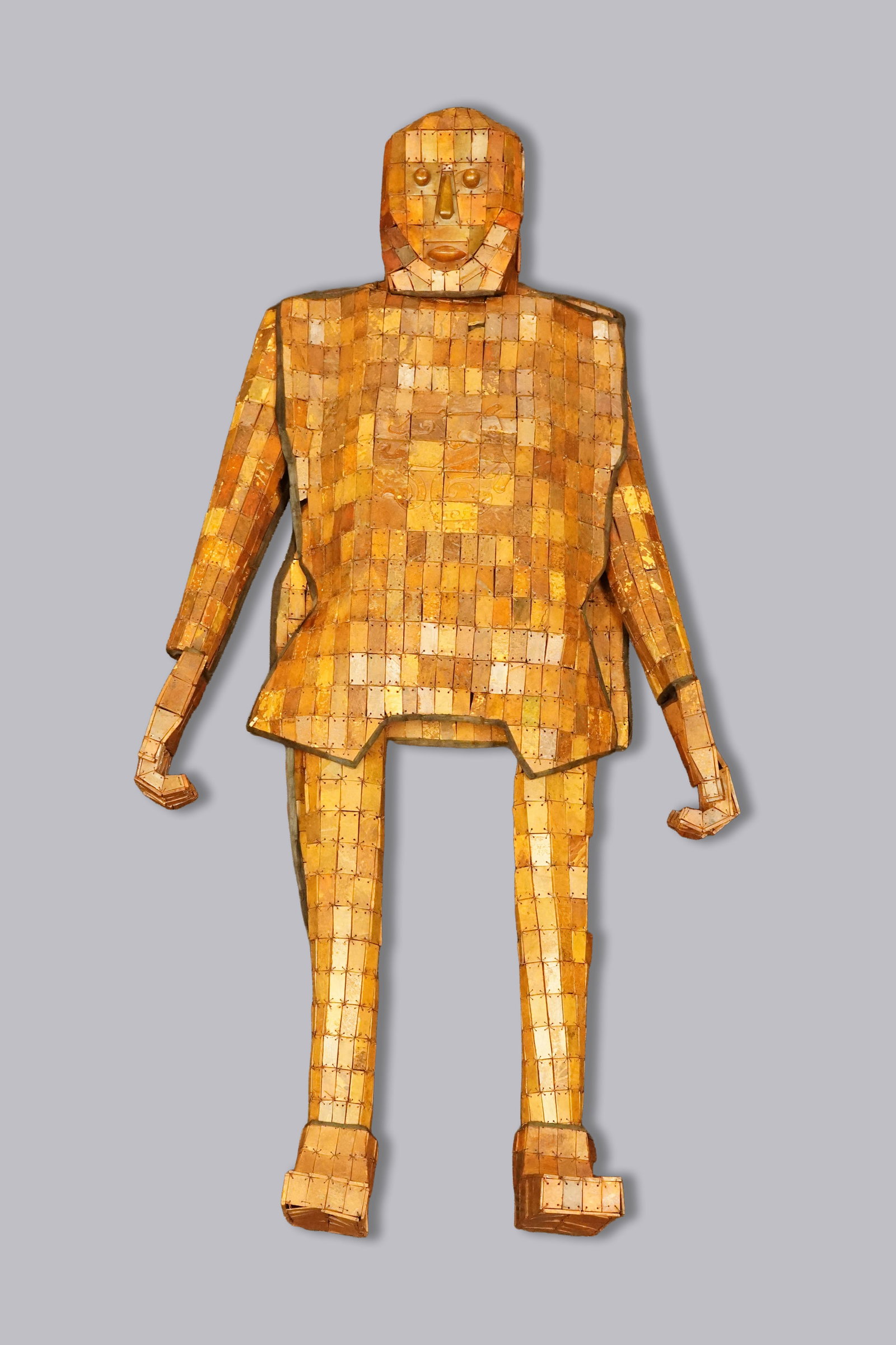 Chinese fine jade armor suit estate: Chinese fine jade armor suit, from an estate. H: 55" x W: 20."