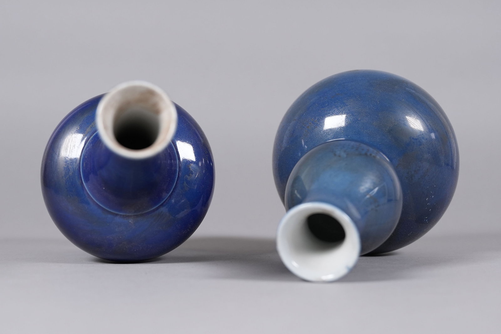 4 Chinese fine blue vase - 3