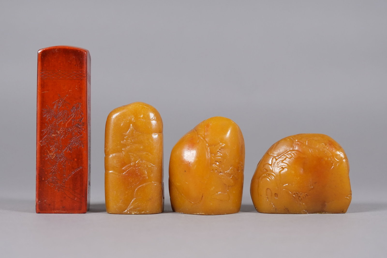 Lots Chinese carved items - 4