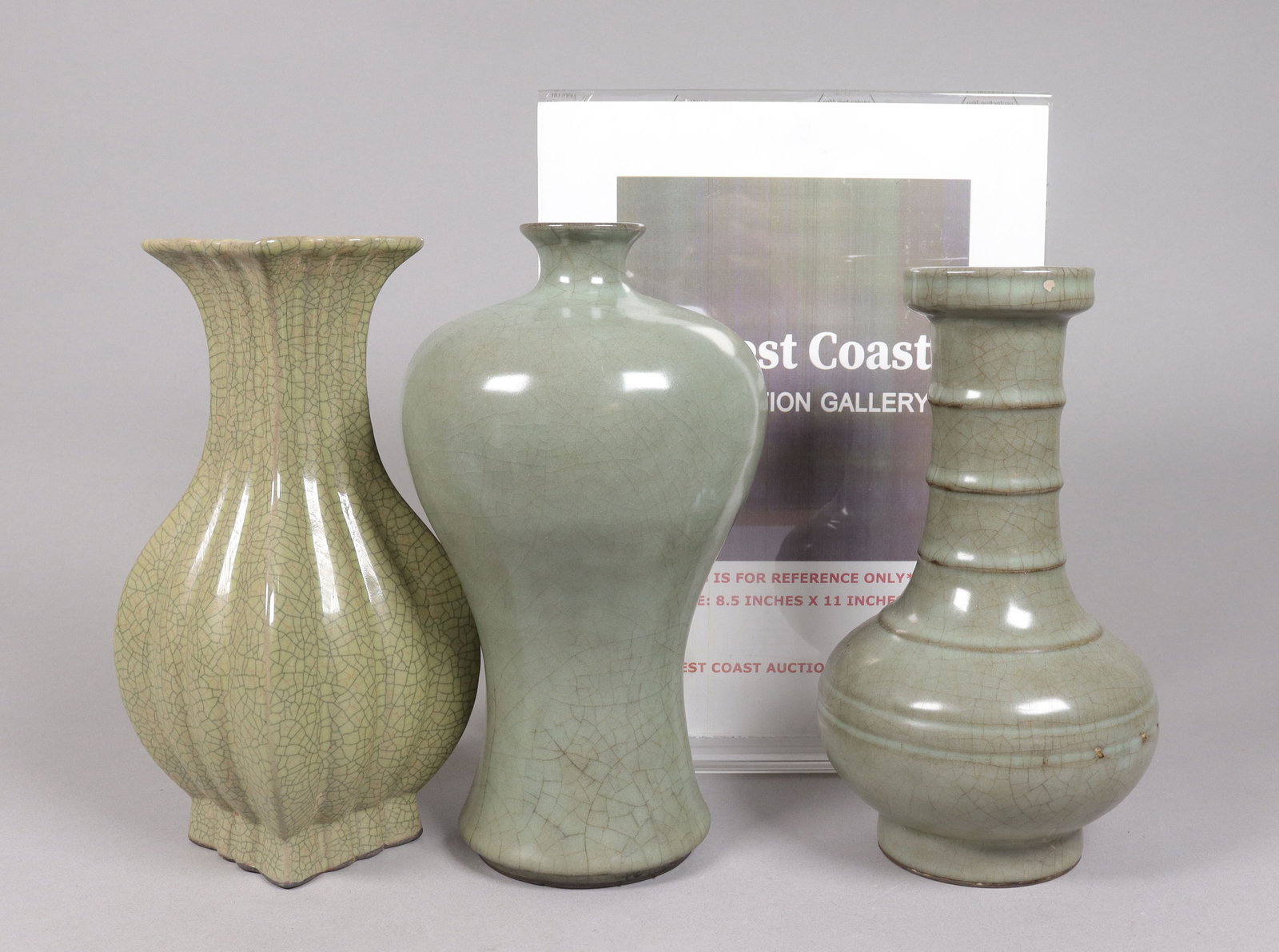 3 Chinese celadon vase - 2