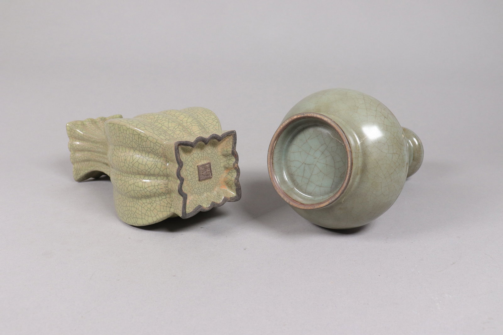 3 Chinese celadon vase - 4