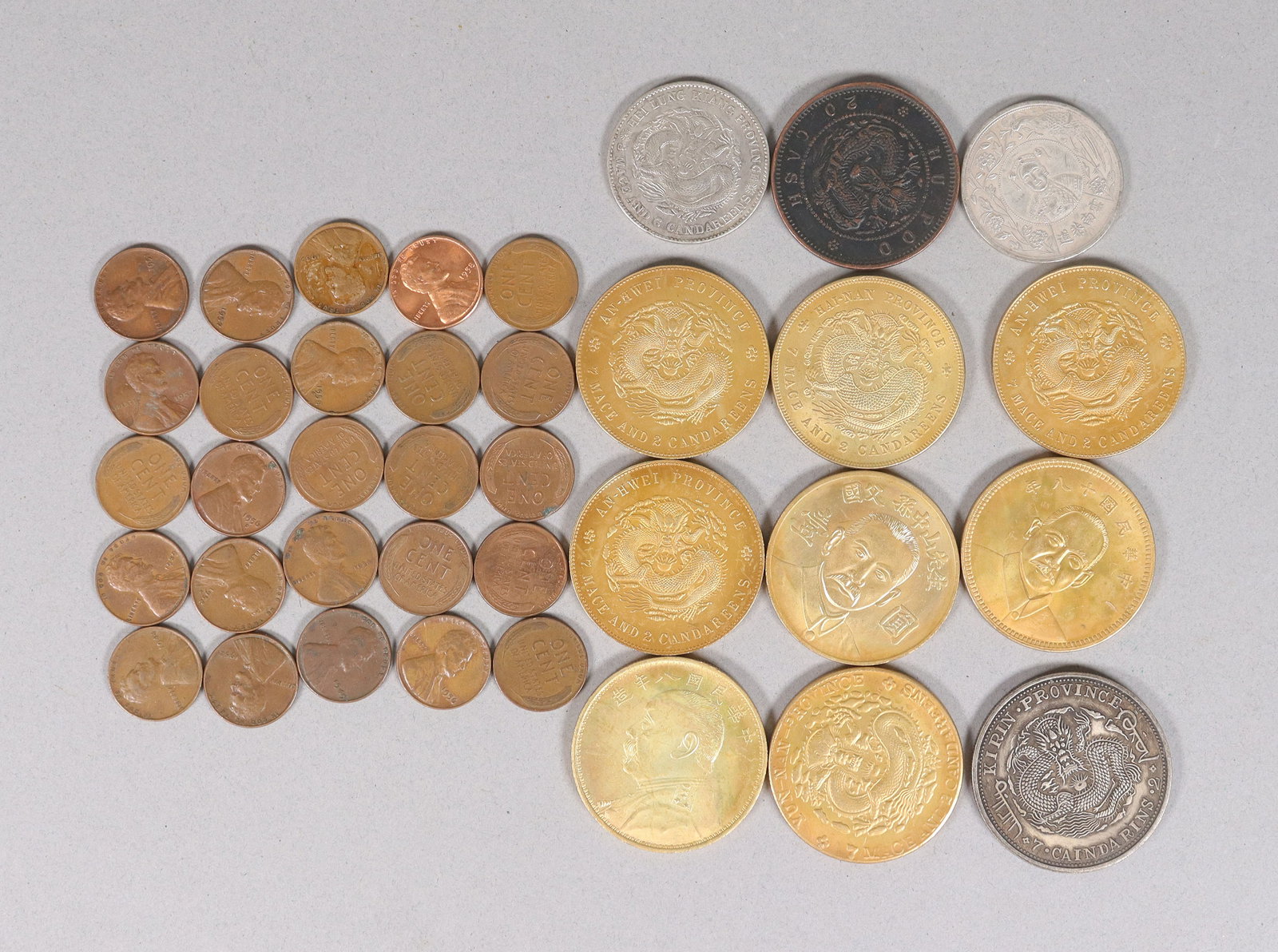 Lots estate coins ungraded (1 of 6)