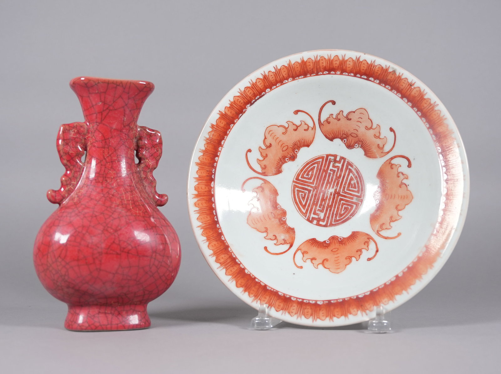 Lots Chinese fine porcelains: Lots Chinese fine porcelains, largest H: 3" x W: 10.7."