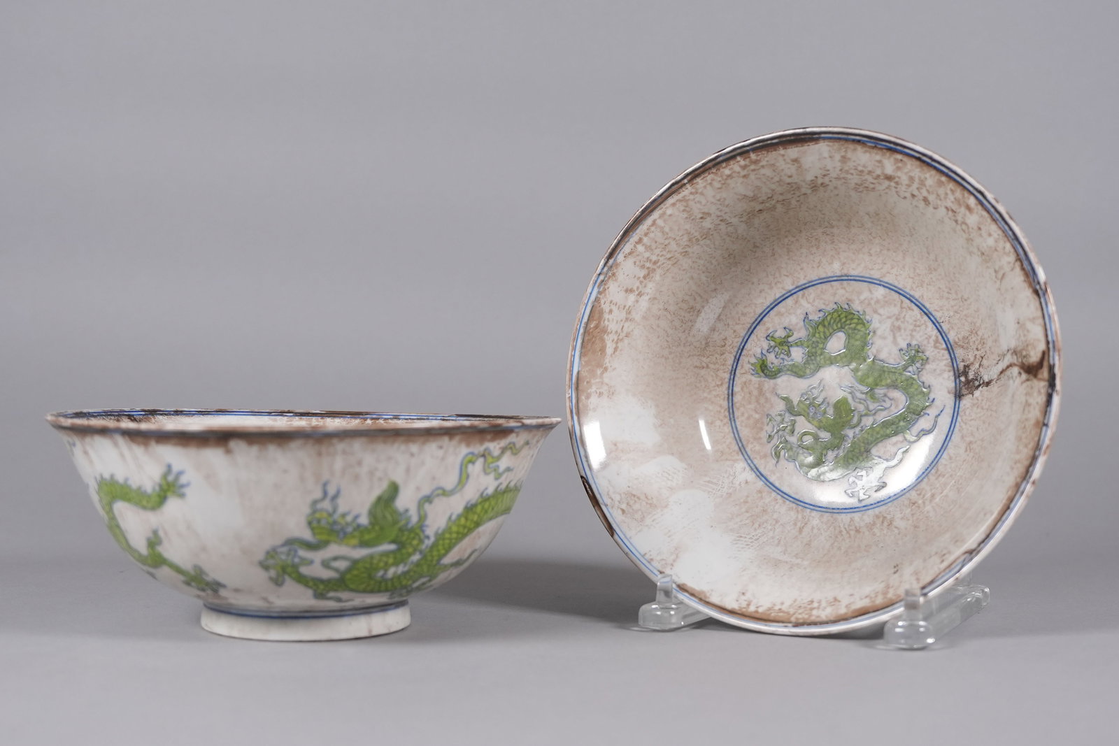 2 Chinese green dragon bowl estate (1 of 7)
