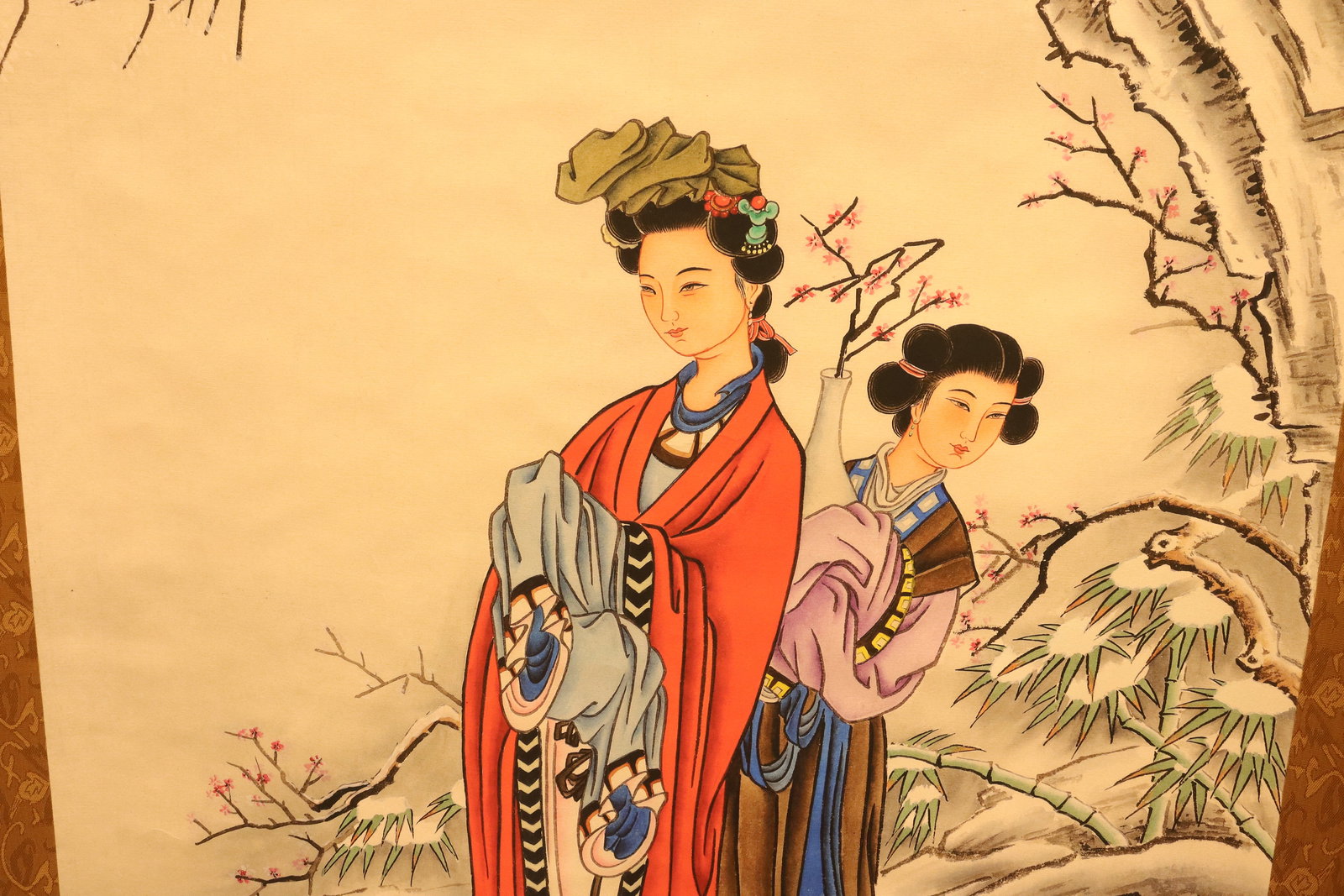 2 Chinese fine art scrolls - 5