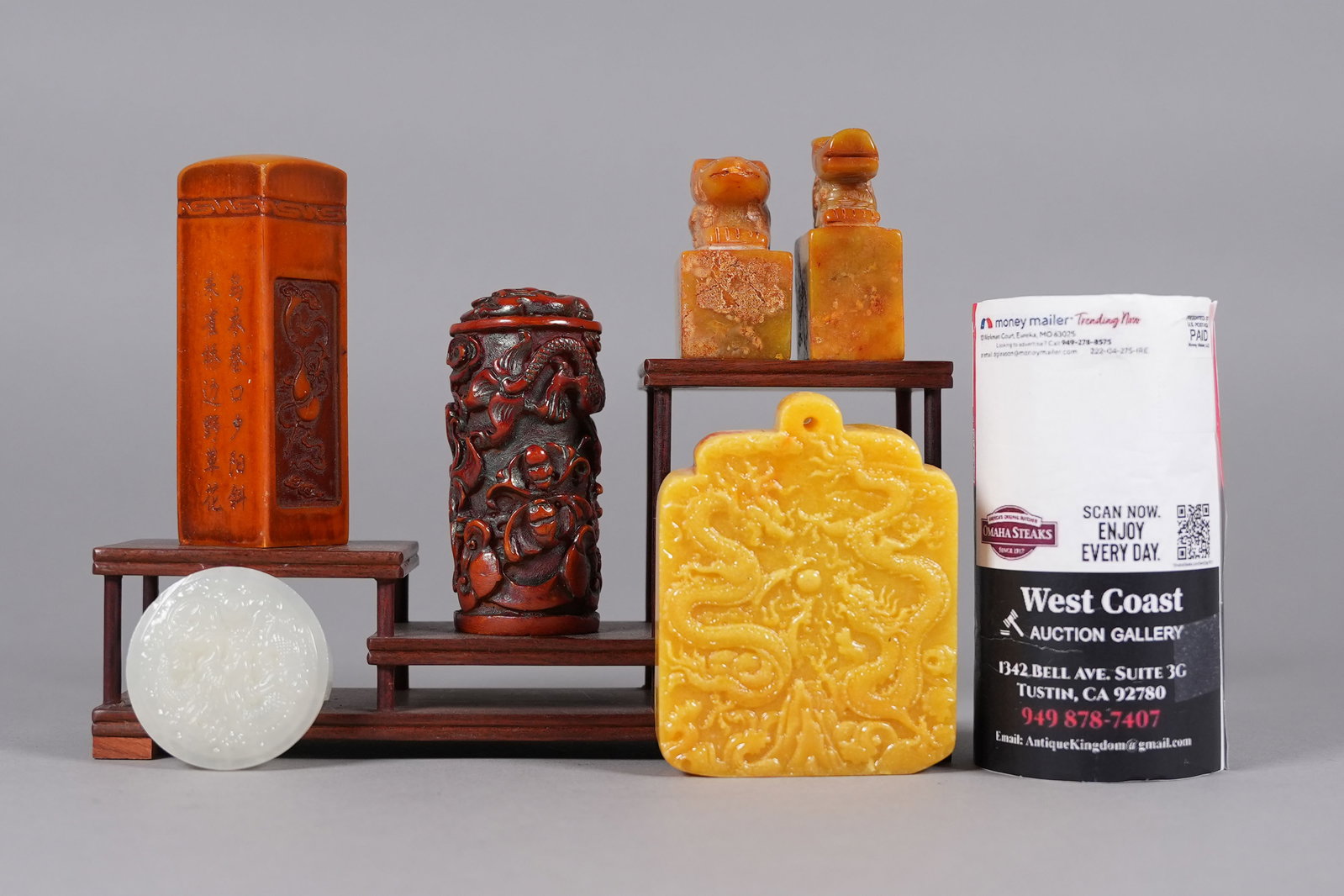 Lots Chinese carved items - 2