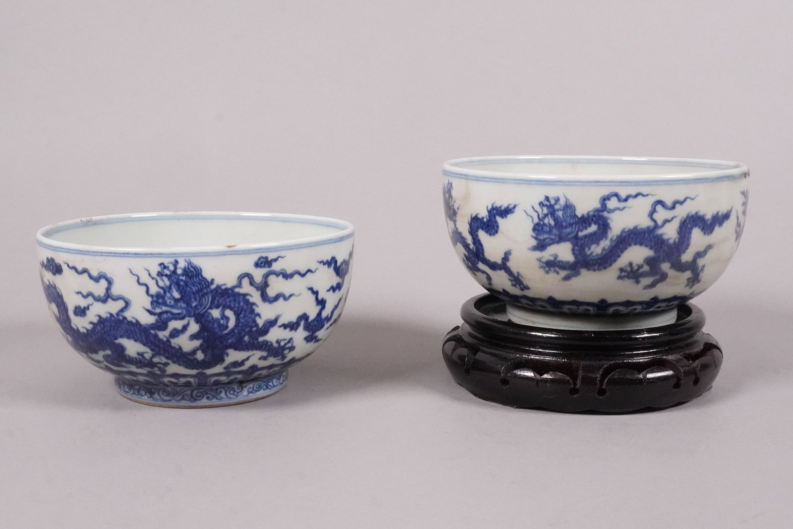 2 Chinese fine b/w bowls (1 of 7)