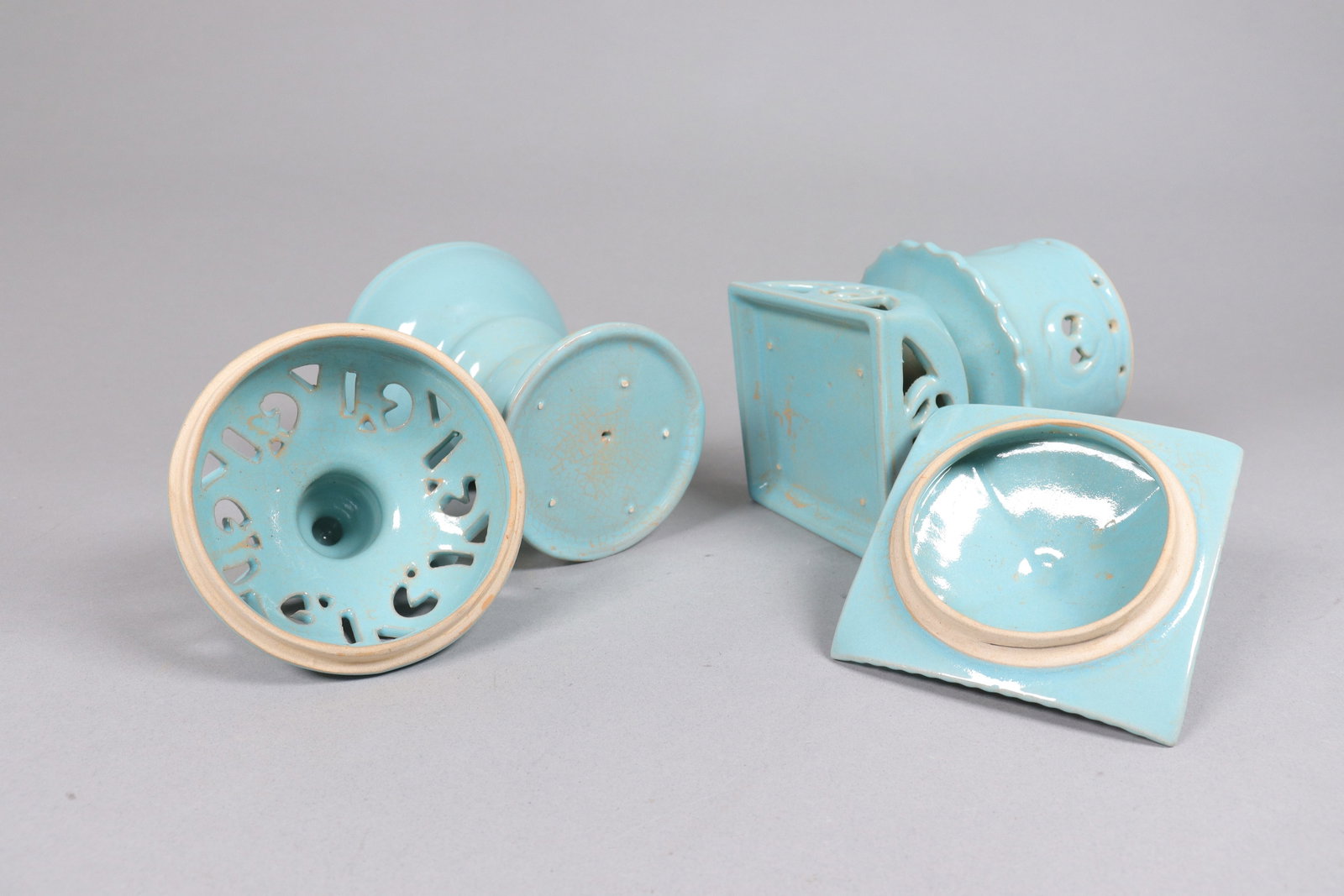 4 Chinese celadon vase - 5