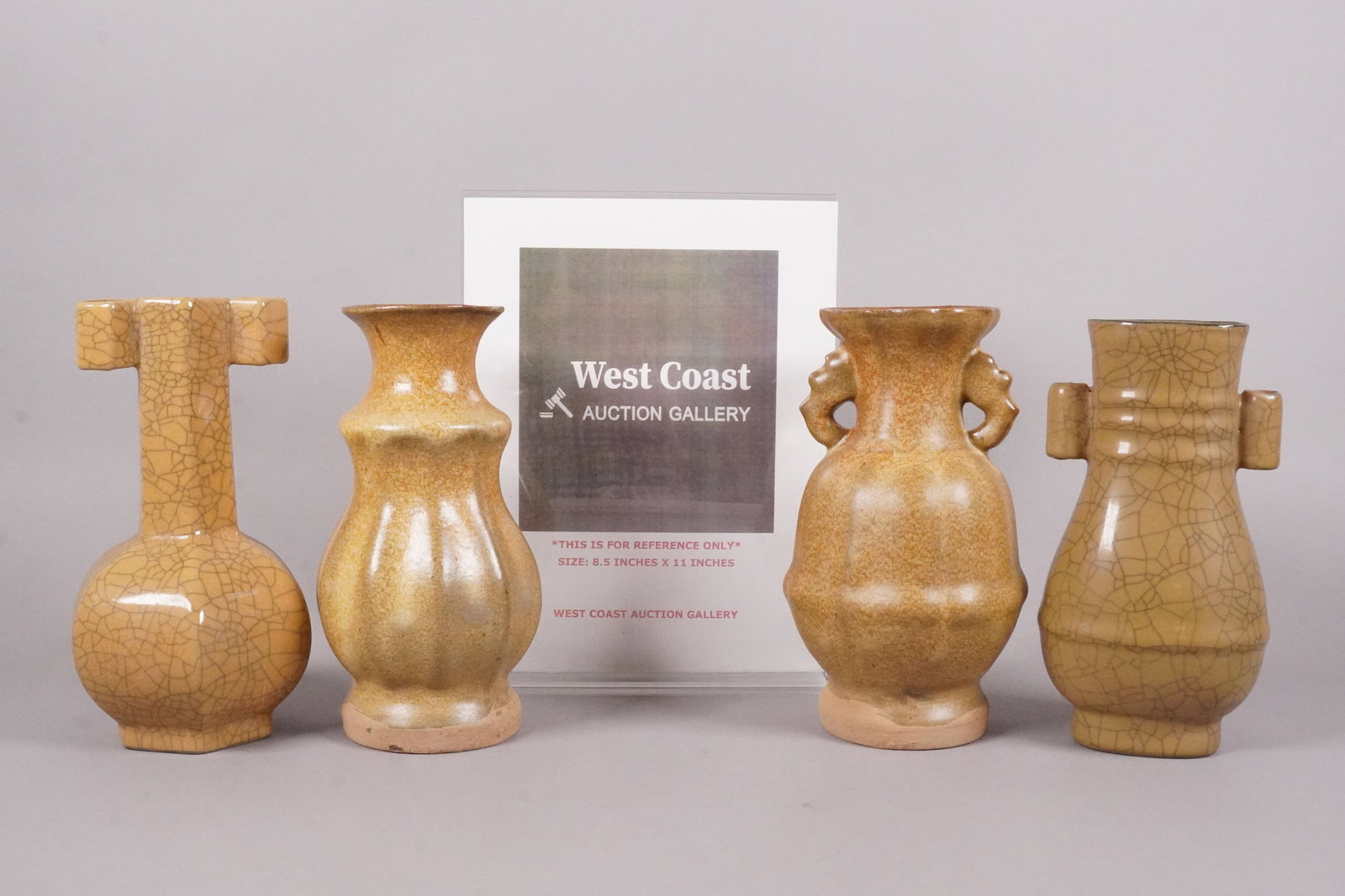 4 Chinese crackled vase - 2