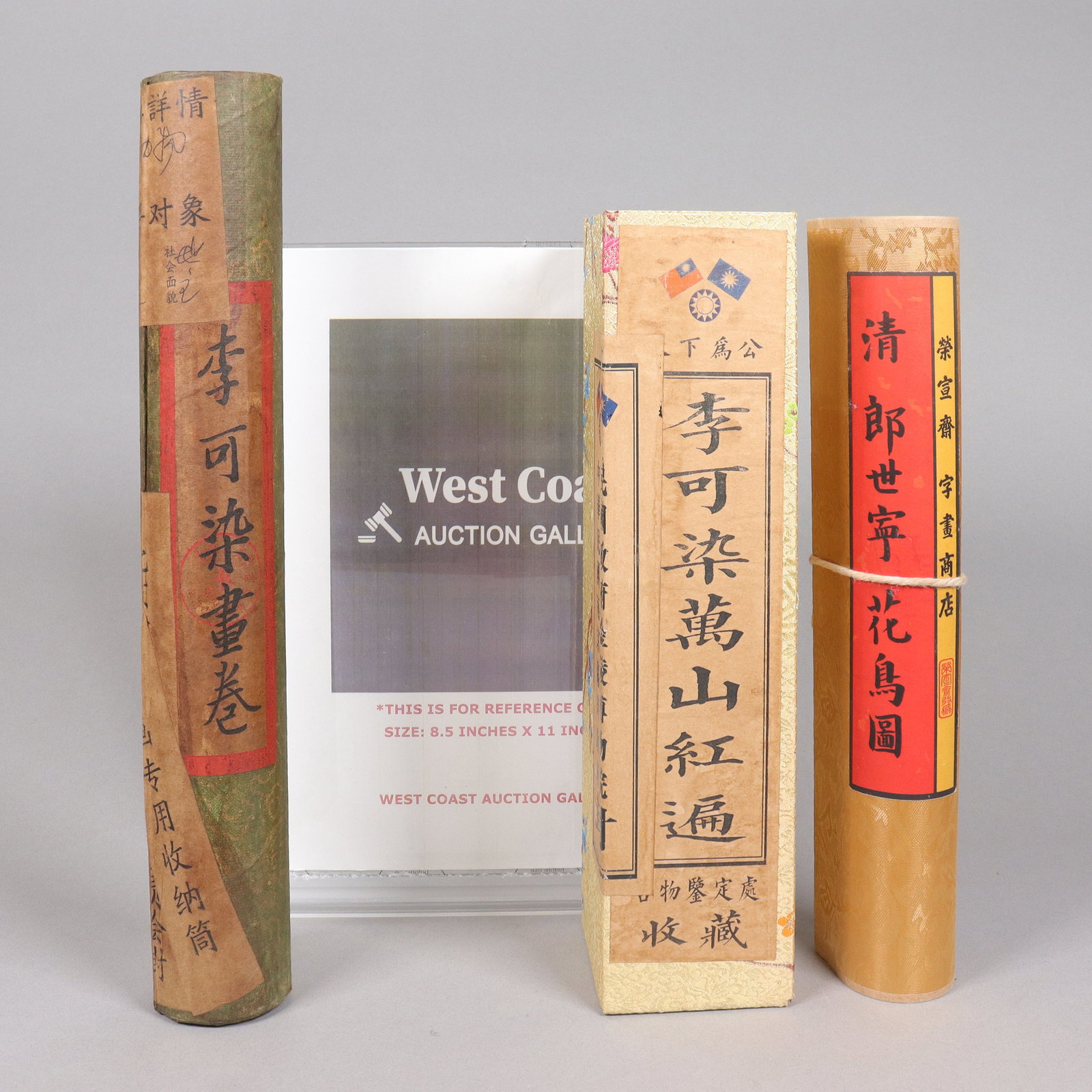 Lots Chinese art scrolls - 2