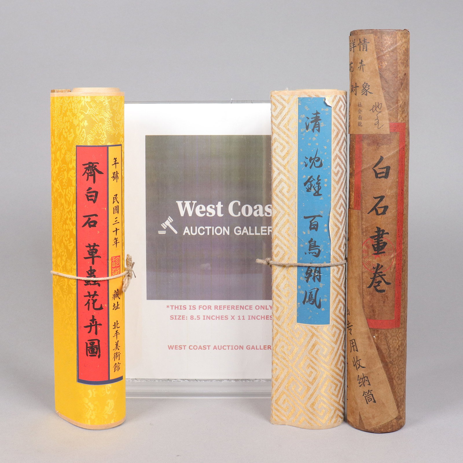 Lots Chinese art scrolls - 2