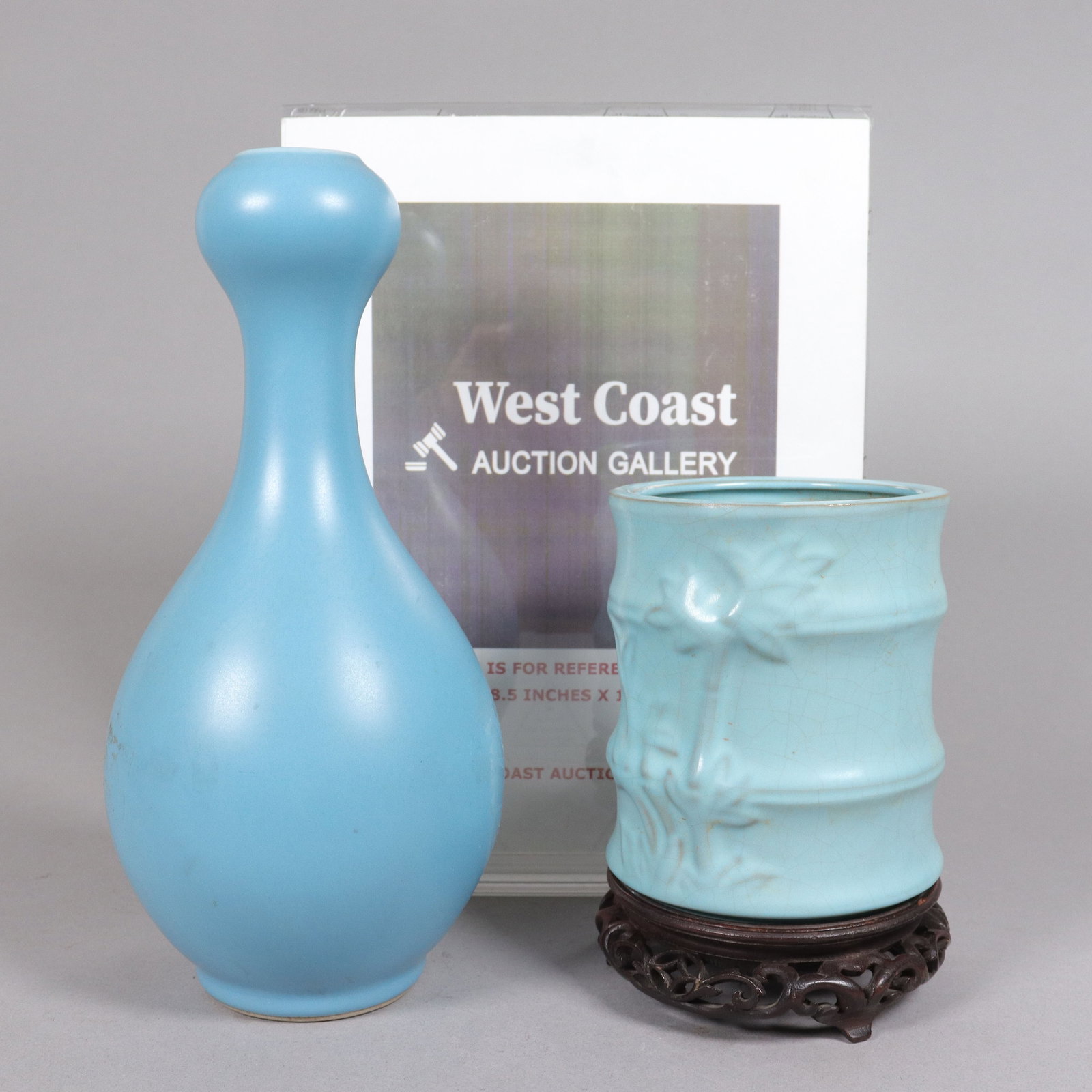 2 Chinese celadon vase - 2