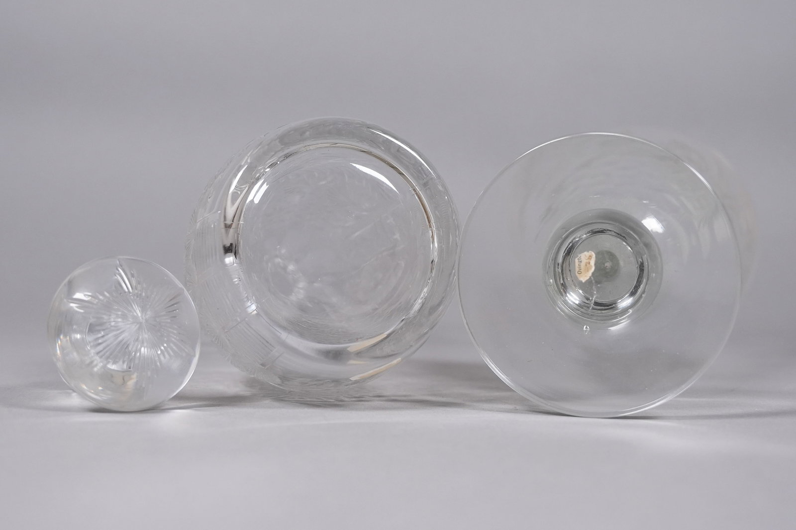 Lots Justin Tharaud crystal items - 6