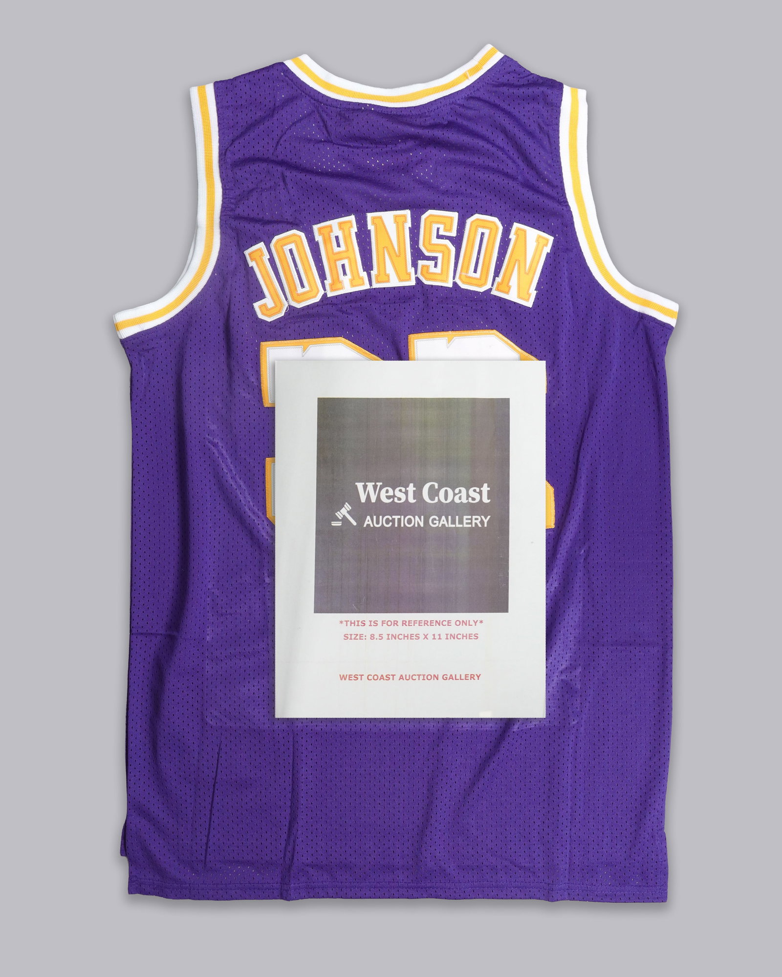 Magic Johnson signed jersey estate - 2