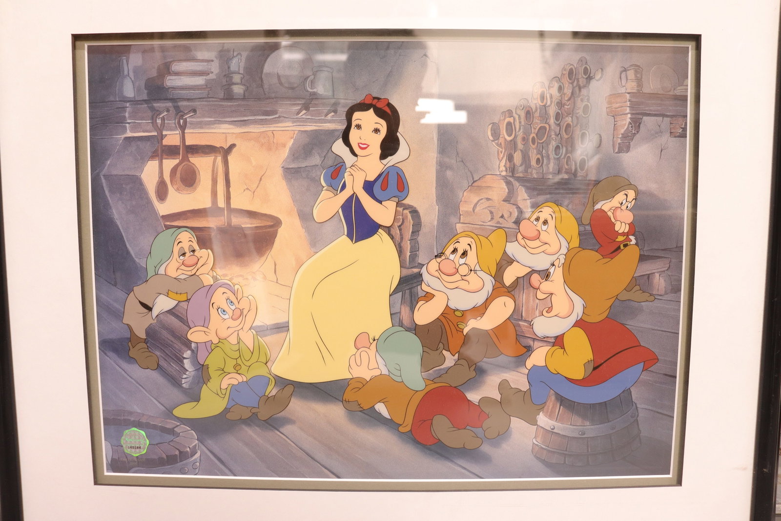 2 Disney framed art COA authentic - 3