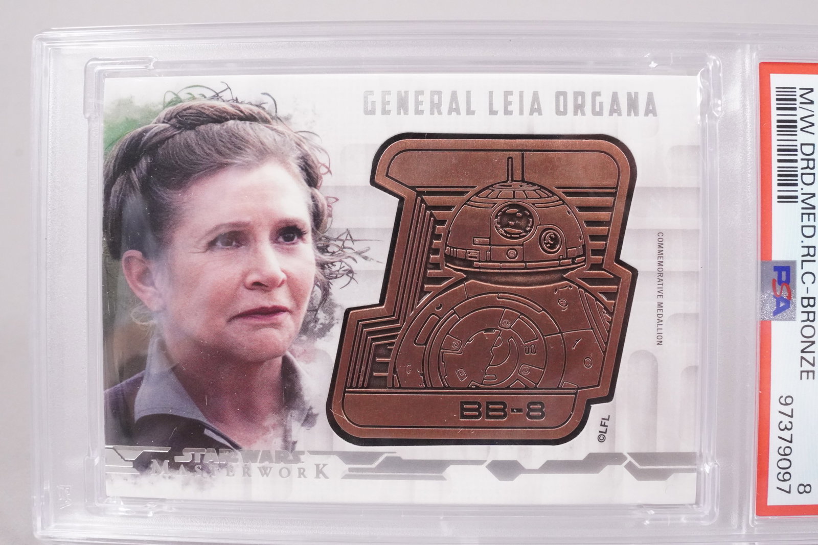 2017 Star Wars medallion card PSA - 2