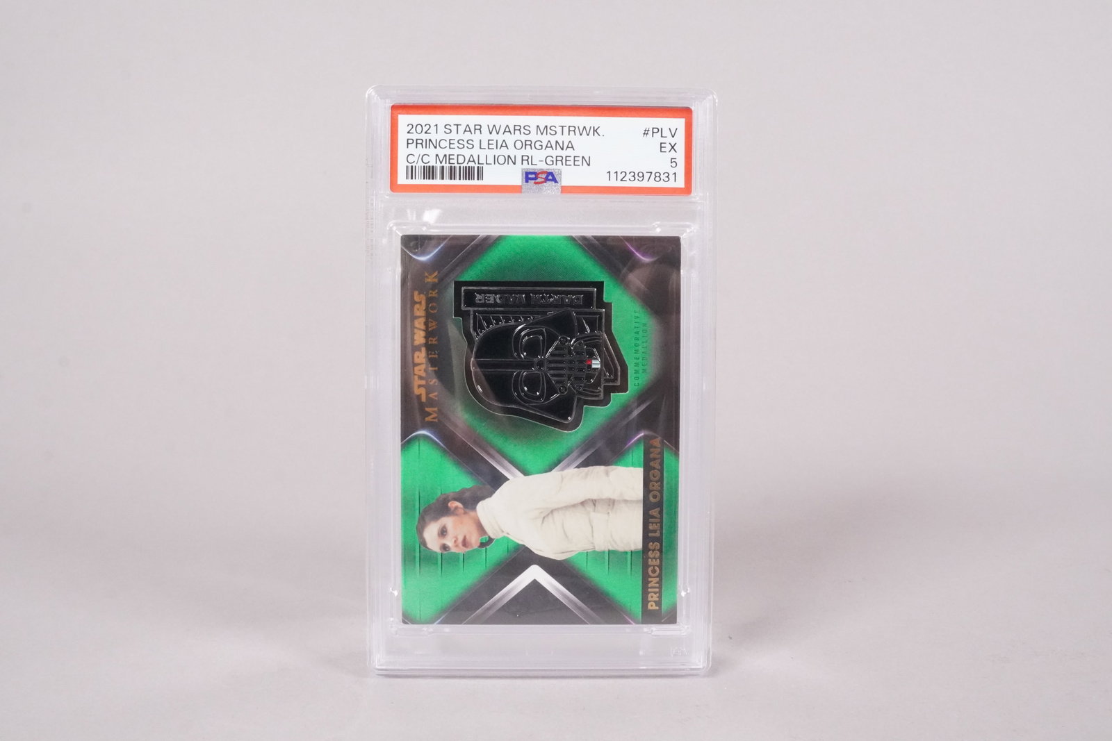 2021 Star Wars medallion card PSA: 2021 Star Wars medallion card, rare and limited. PSA graded.