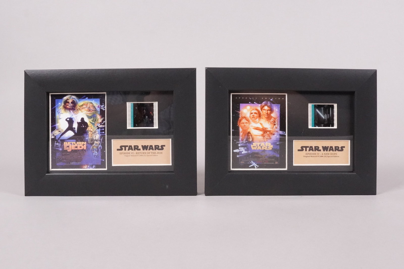 Lots Star Wars original movie cell: Lots Star Wars original movie cell, framed and from studio.