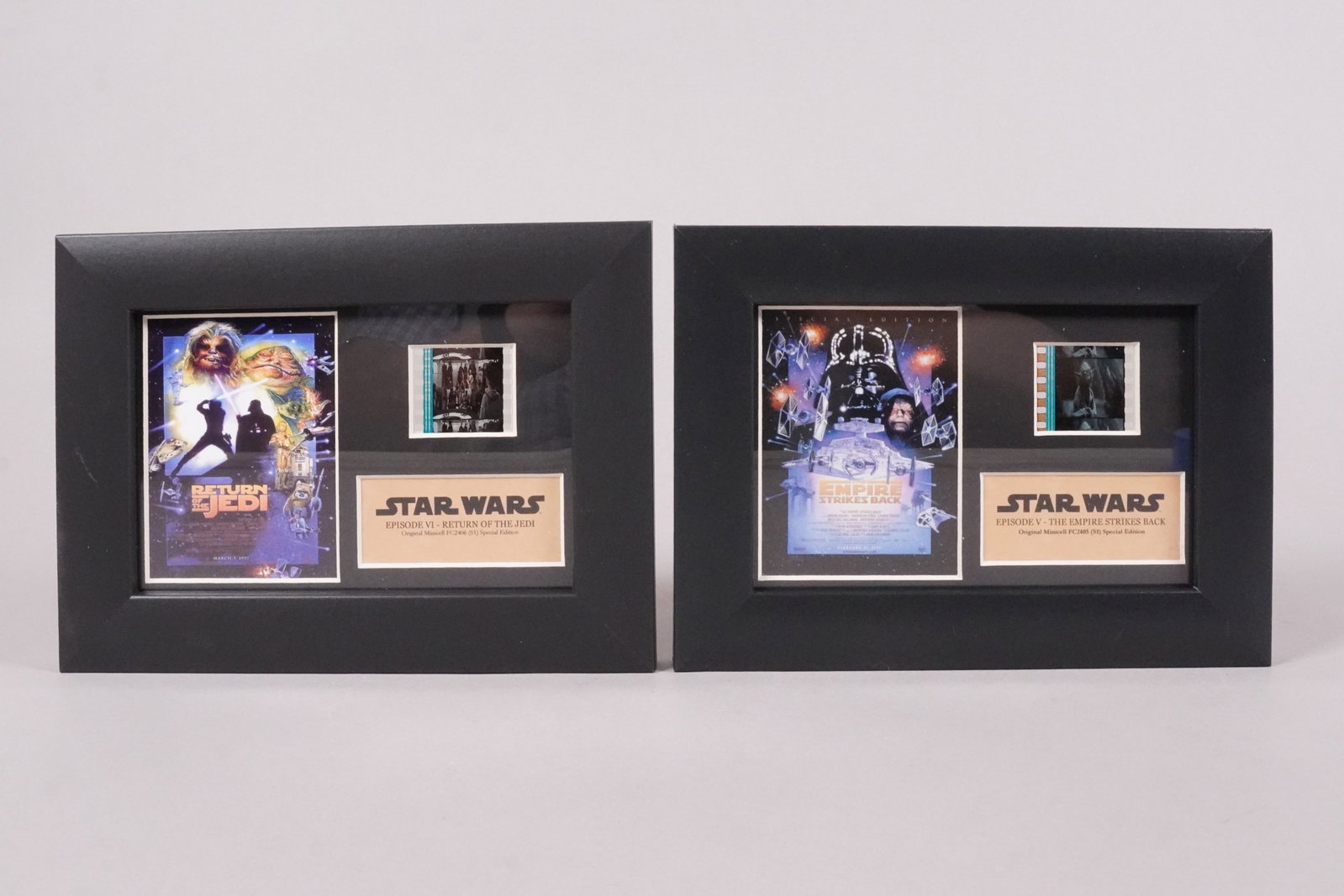 Lots Star Wars original movie cell: Lots Star Wars original movie cell, framed and from studio.