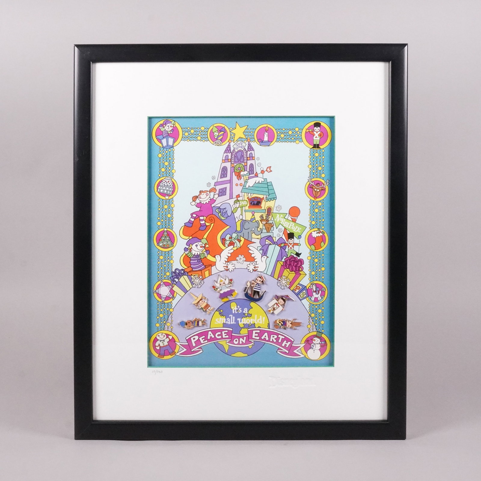 Lots Disney Small World pin set: Lots Disney rare Small World pin set. Comes with certificate of authenticity.