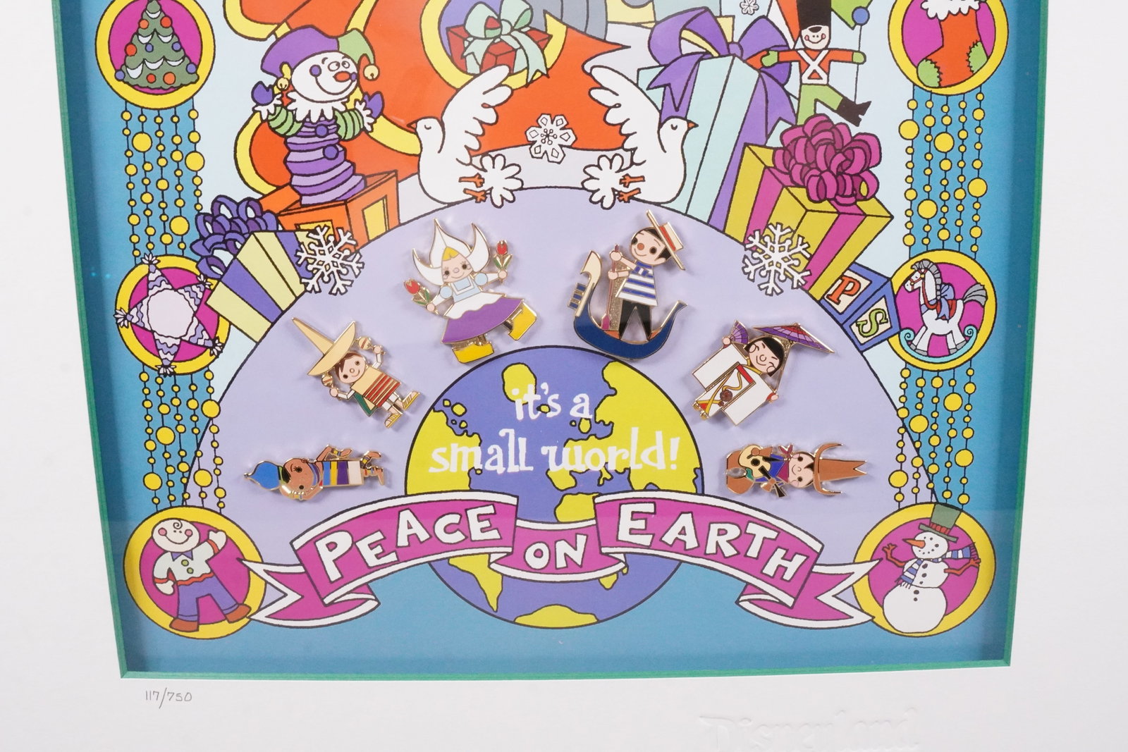Lots Disney Small World pin set - 4