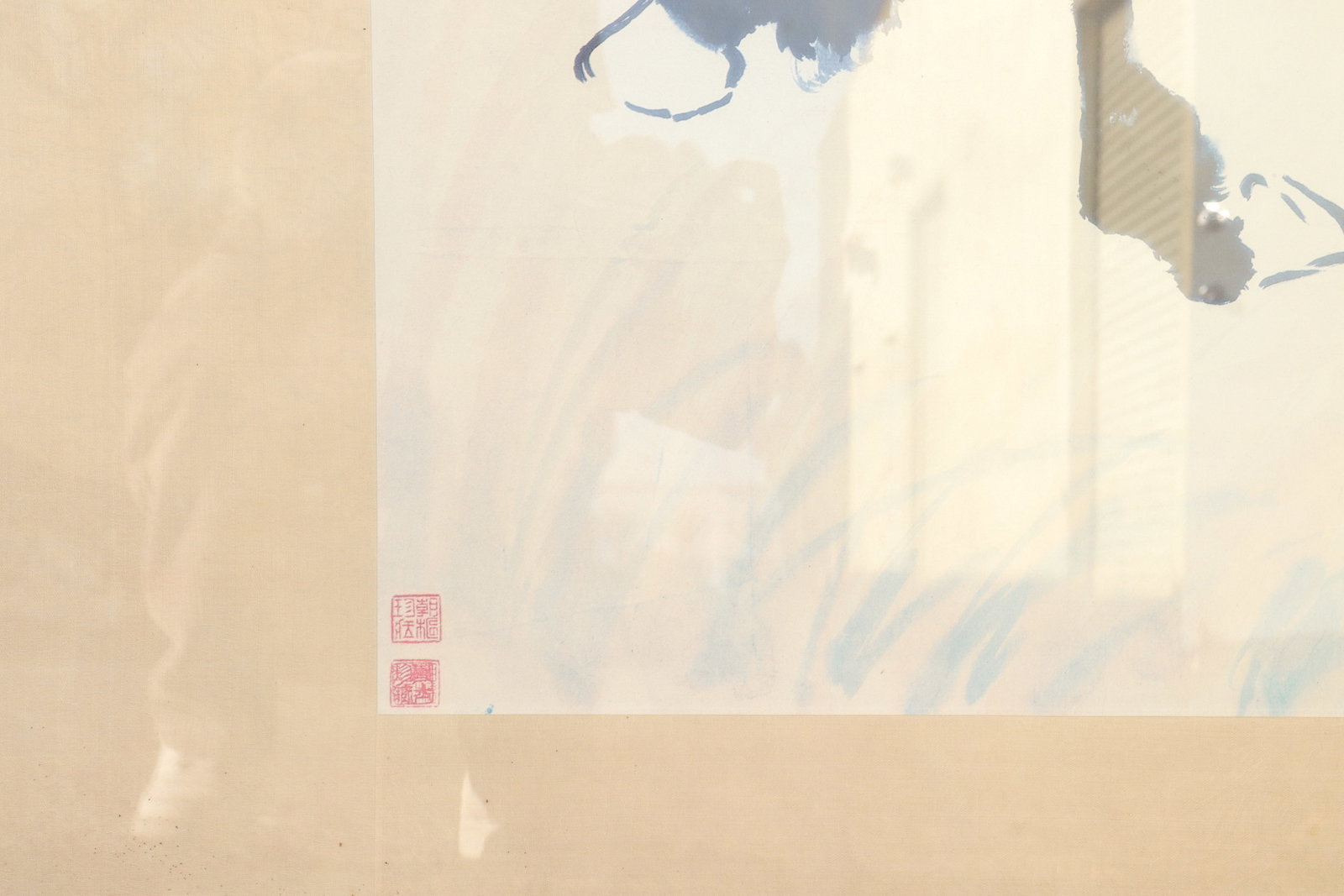 2 Chinese large framed art - 4