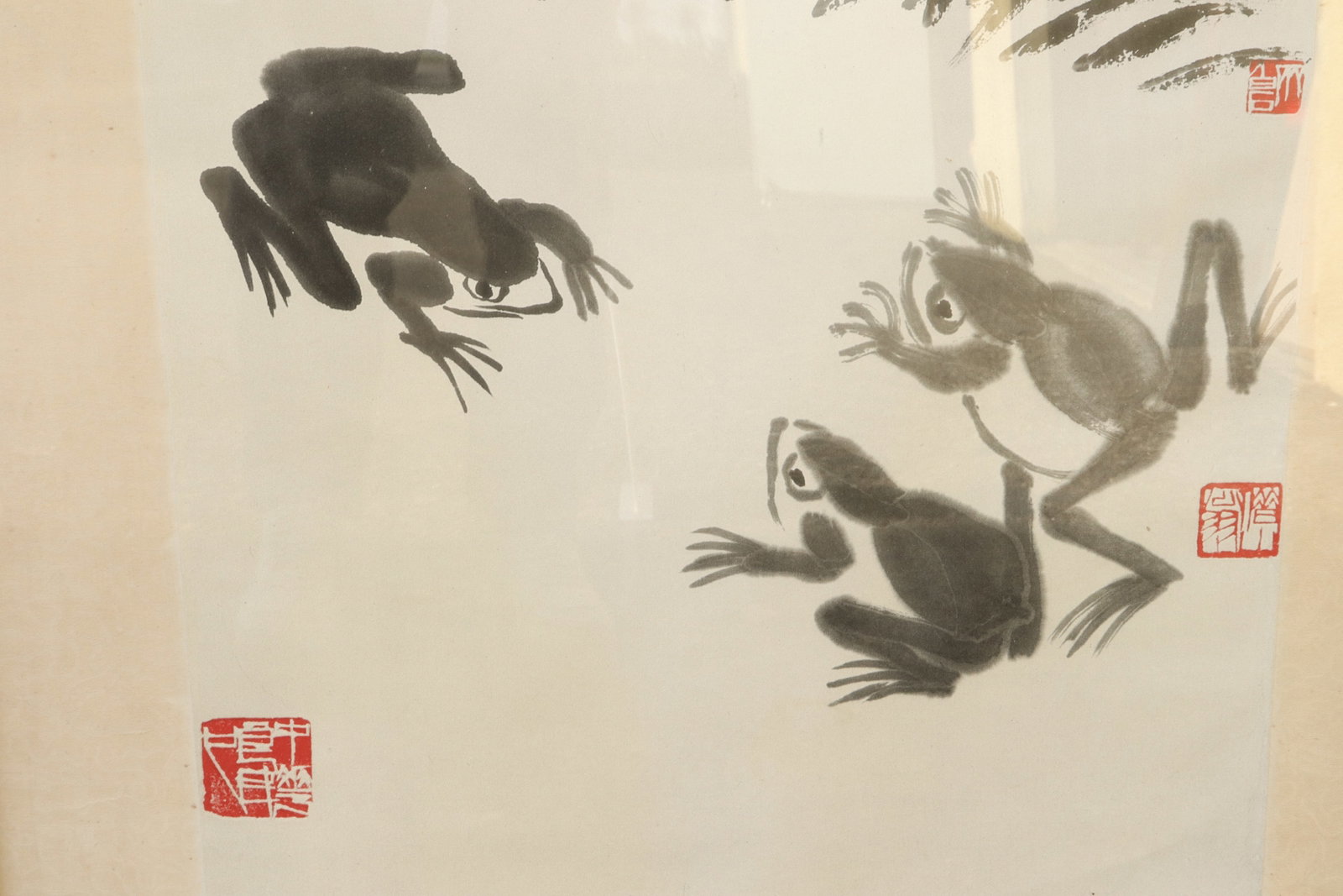 2 Chinese large framed art - 6