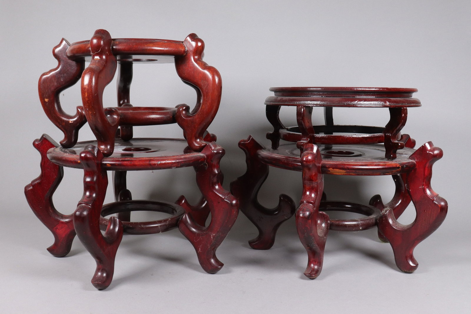 Lots Chinese wooden stands (1 of 7)