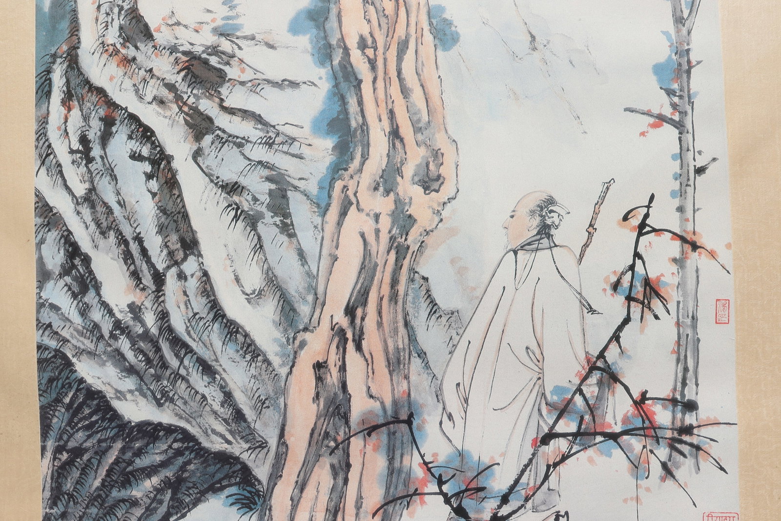 2 Chinese fine framed art - 4