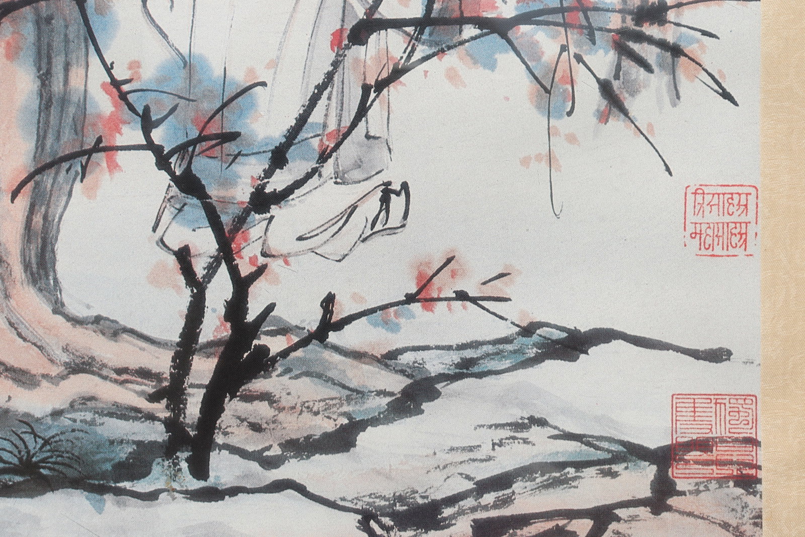 2 Chinese fine framed art - 5