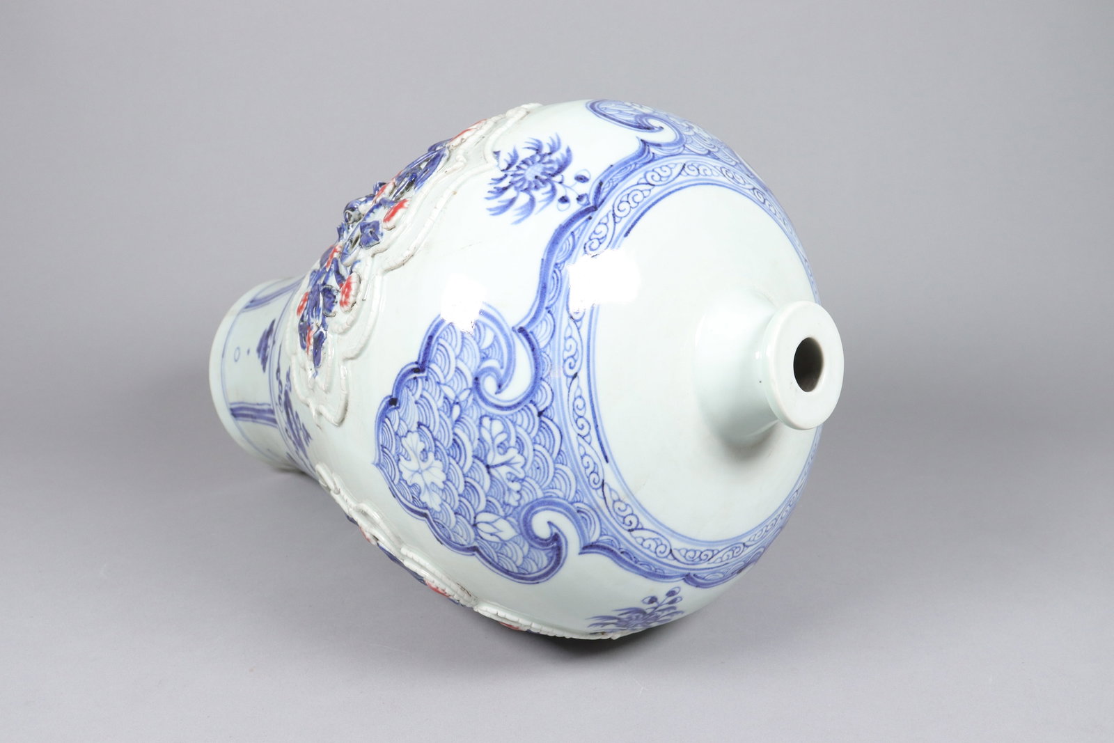 Chinese large carved vase - 4
