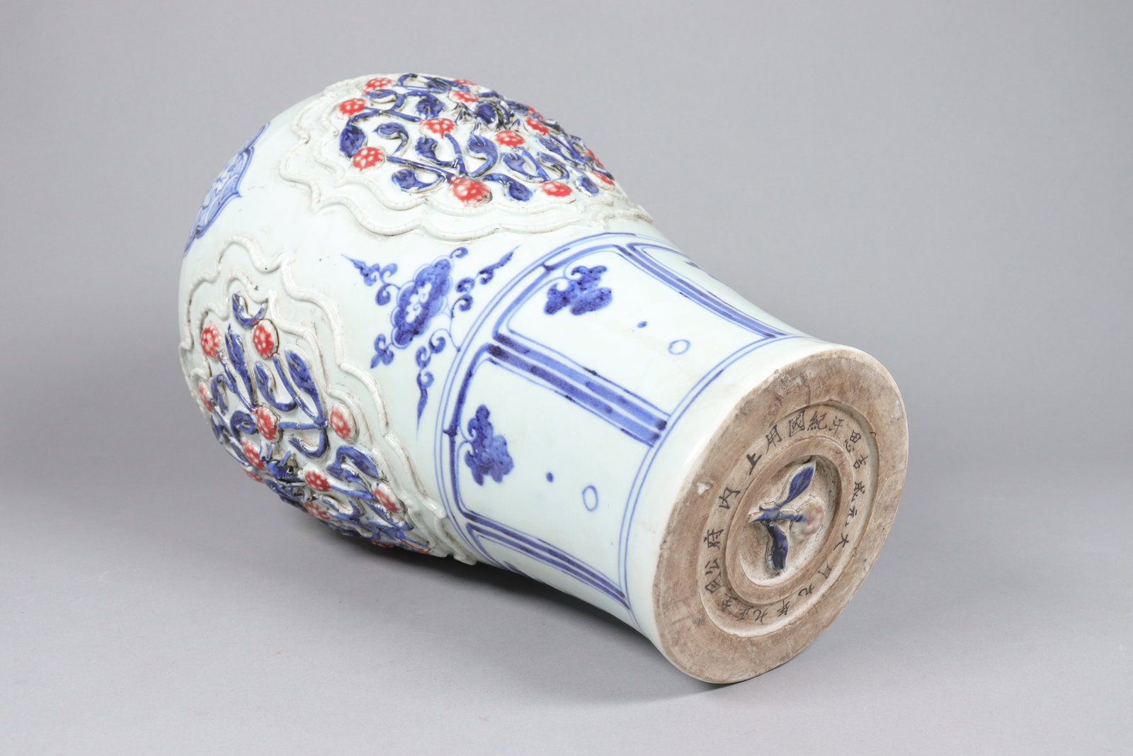 Chinese large carved vase - 5