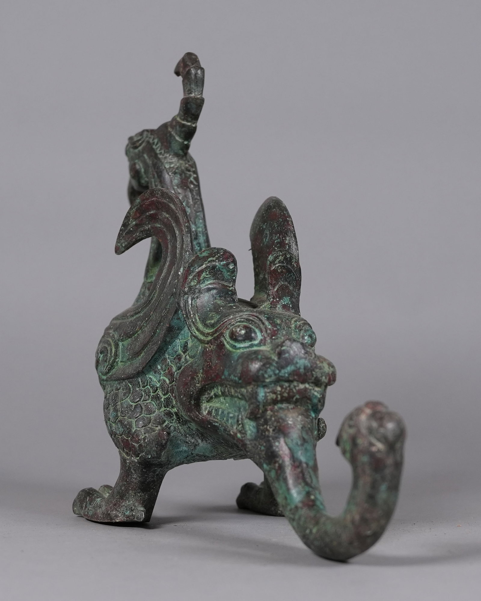 2 Chinese bronze vessels - 4