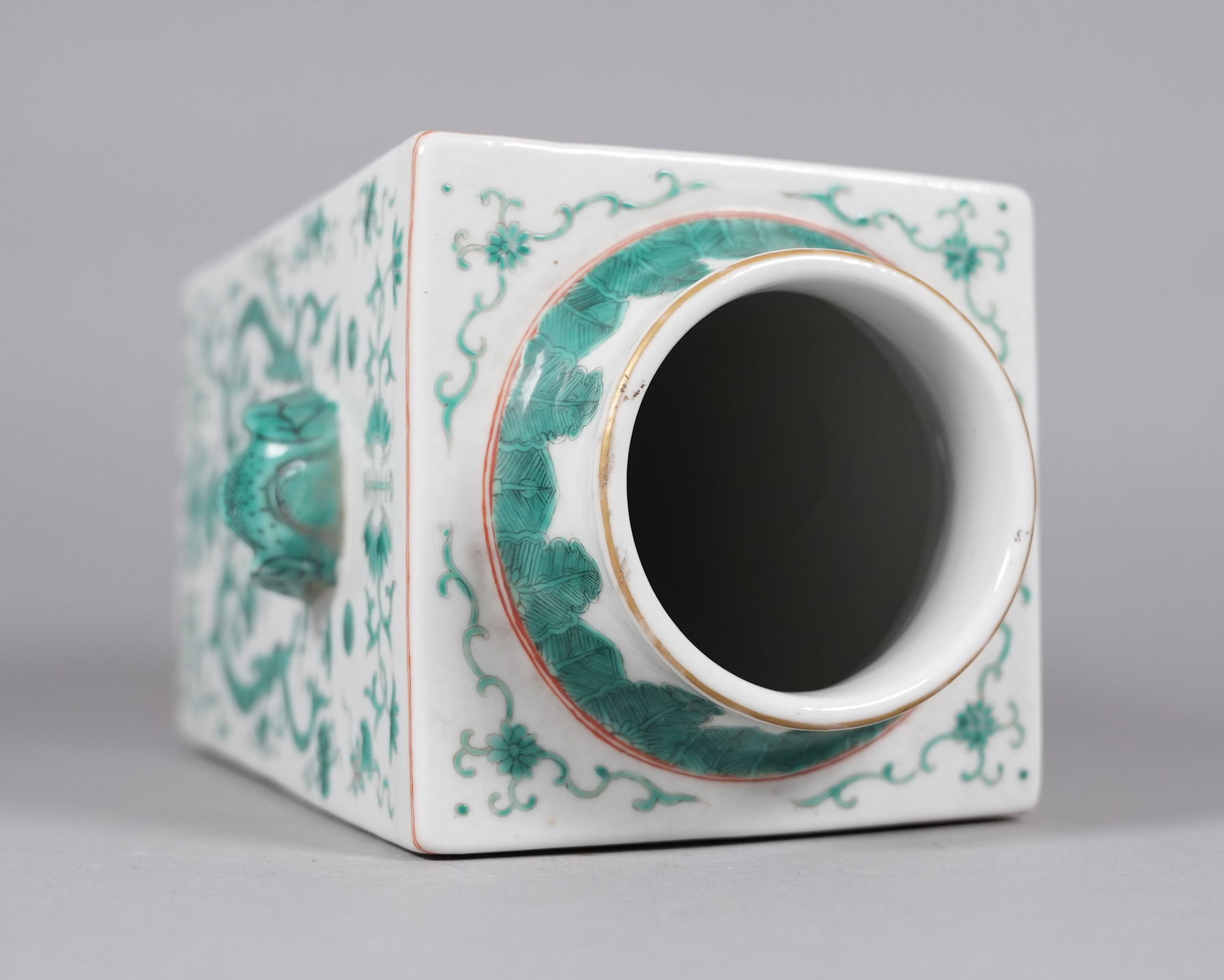 Chinese fine square vase - 4