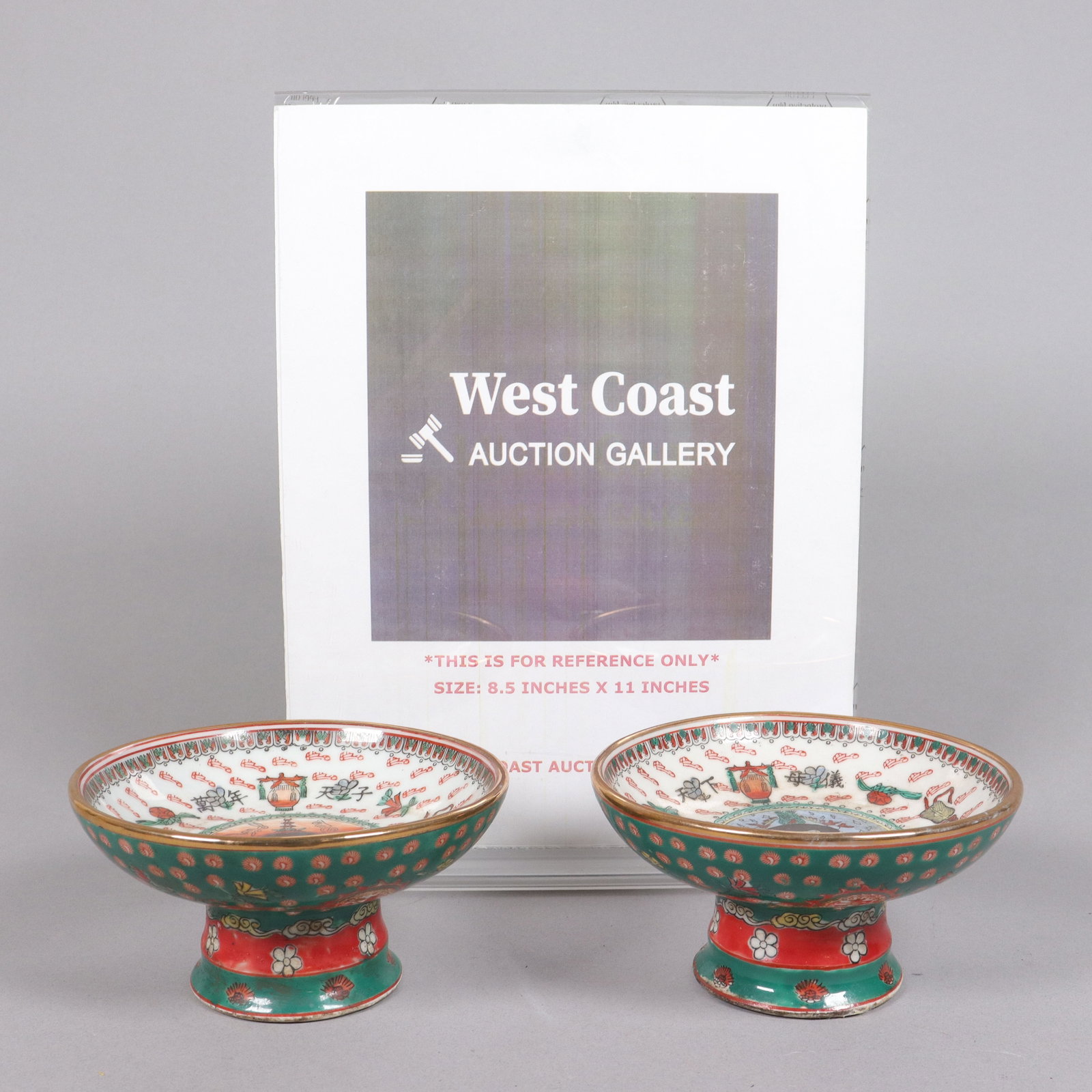 2 Chinese stem bowls - 2