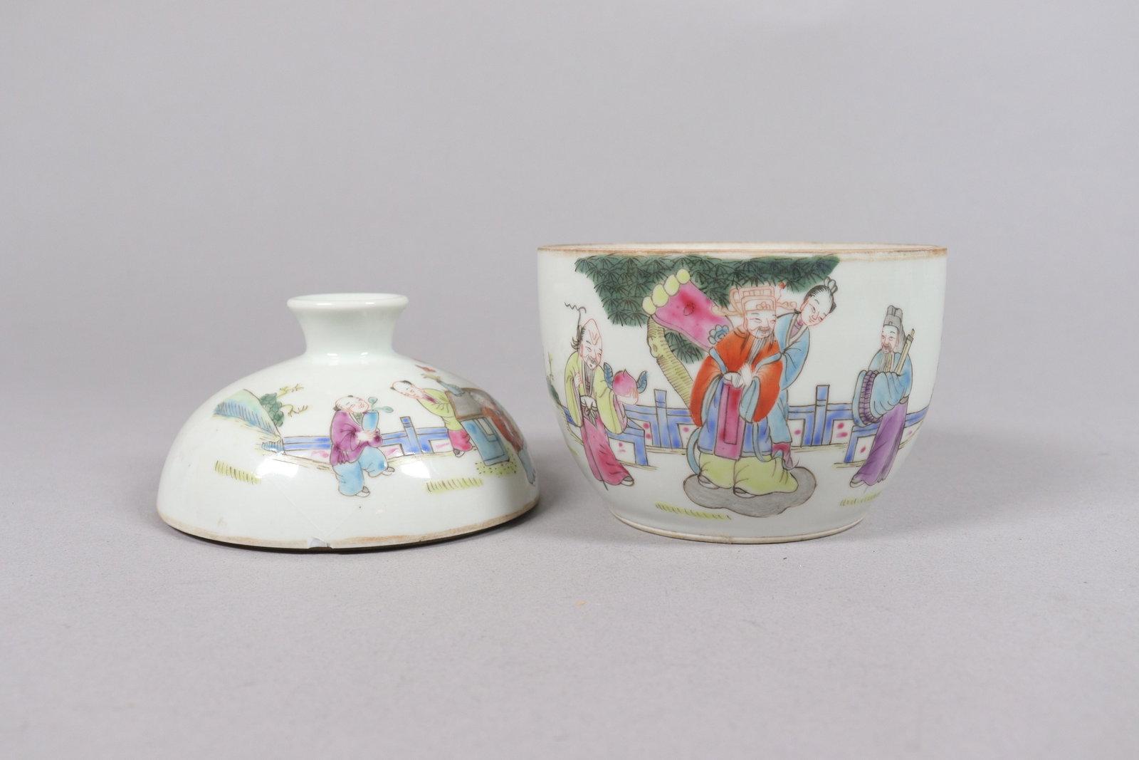 2 Chinese antique lidded jar - 4