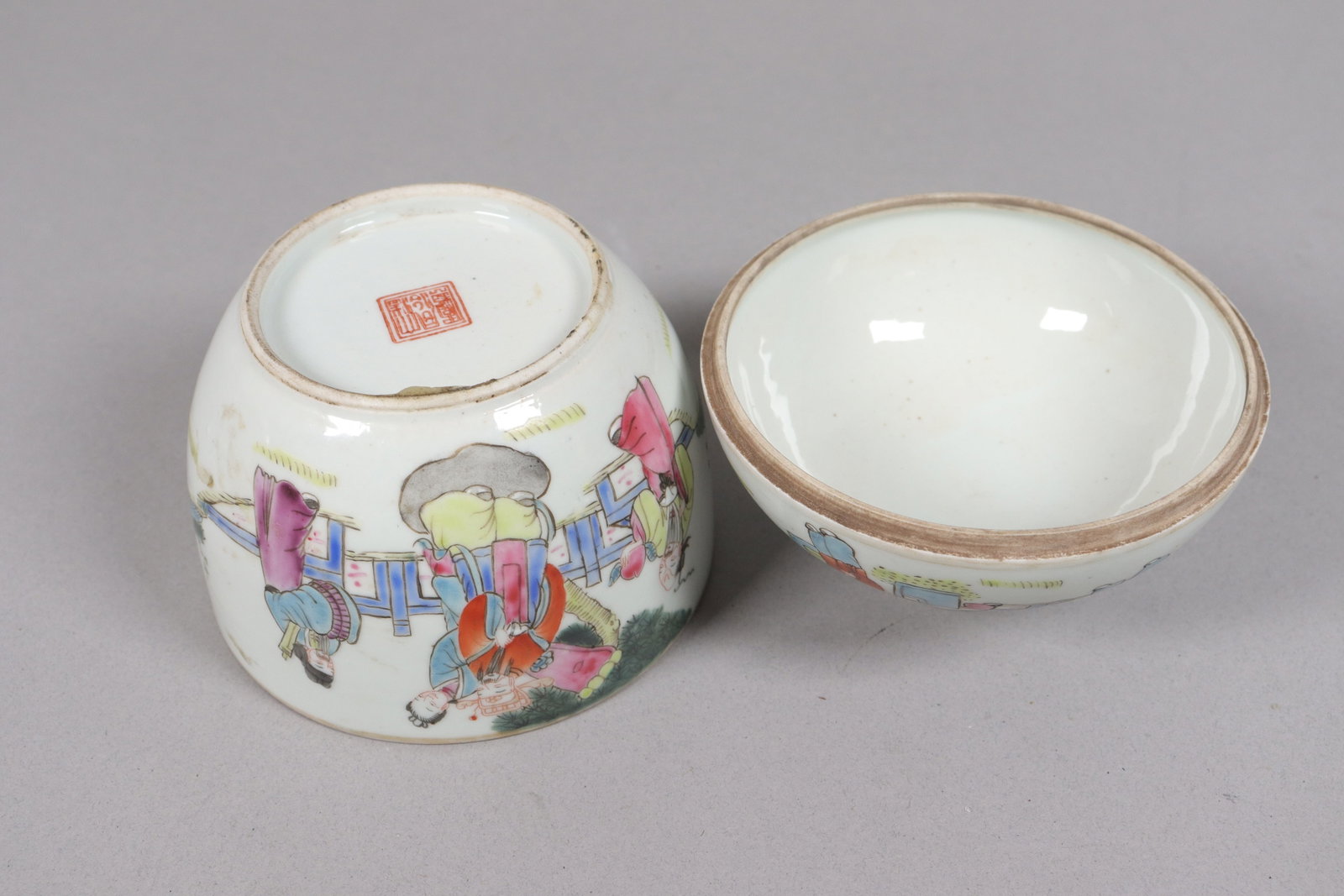 2 Chinese antique lidded jar - 6