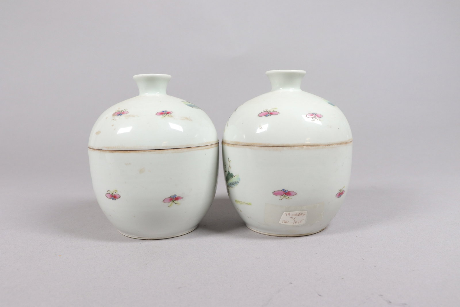 2 Chinese antique lidded jar - 7