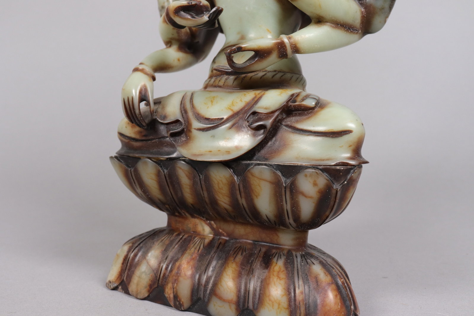 Chinese fine jade large buddha - 5