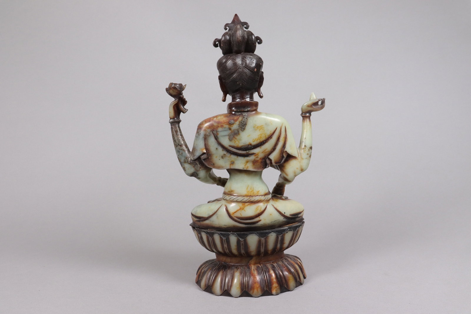 Chinese fine jade large buddha - 6