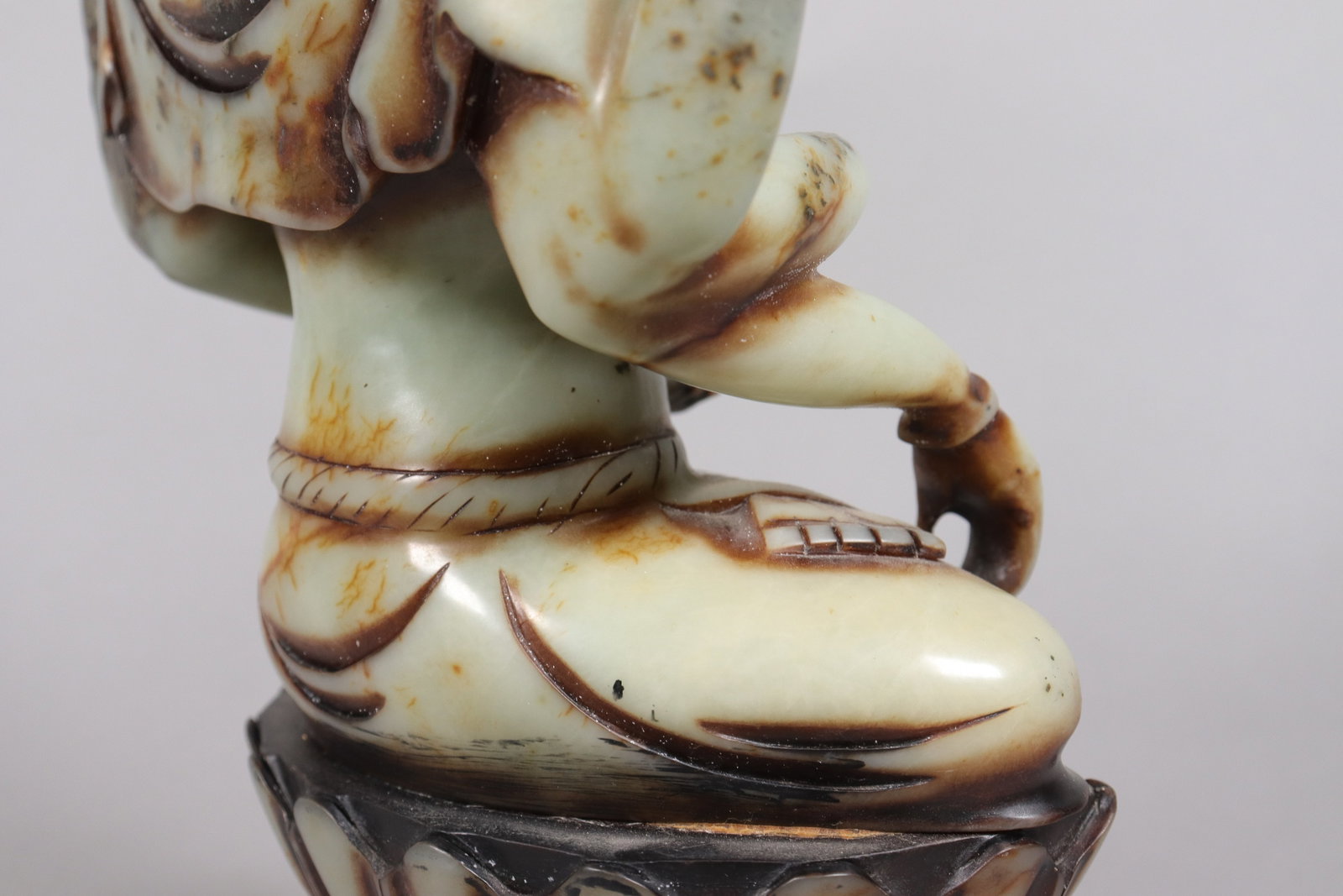 Chinese fine jade large buddha - 8