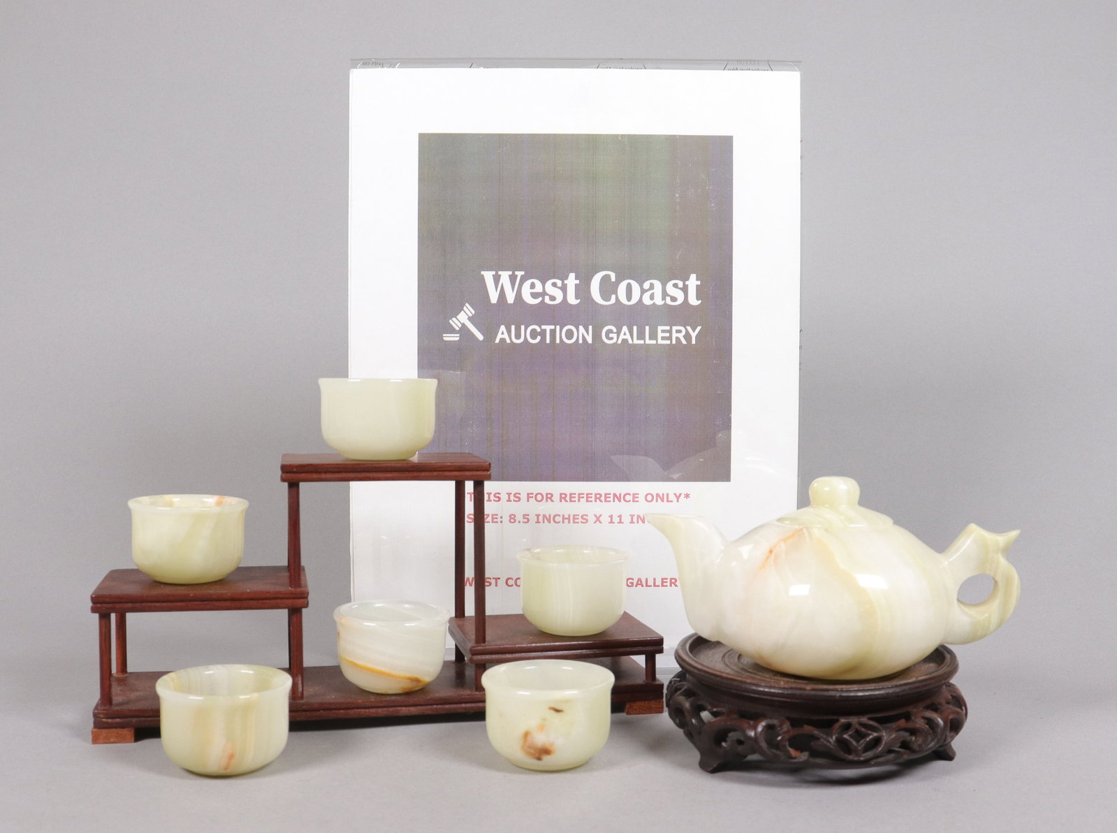 Lots Chinese jade tea items - 2